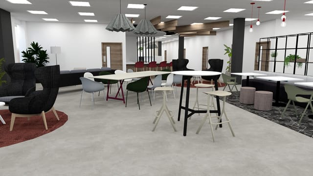 Attractive breakout area - image