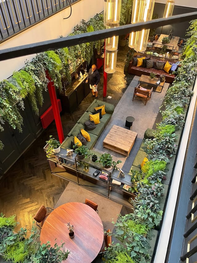 Beer garden - image