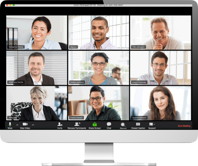 Zoom video conferencing platform