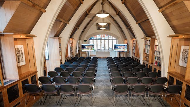 Theatre set up in The Library