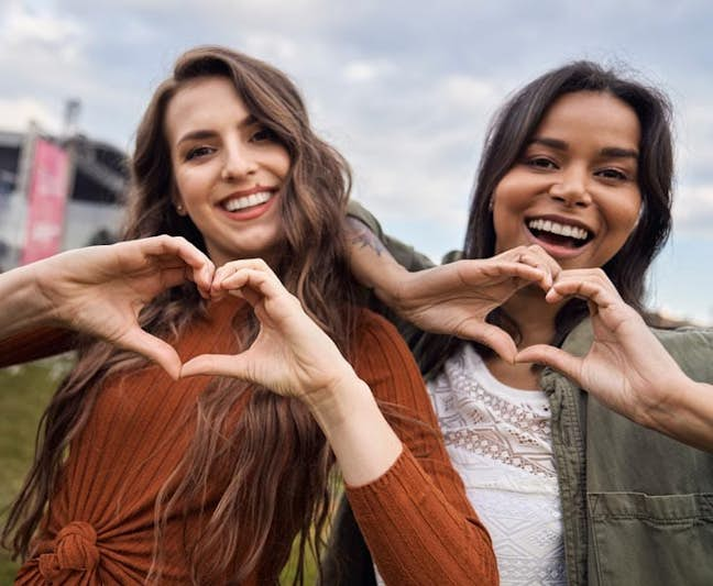 This year's IWD social media pose