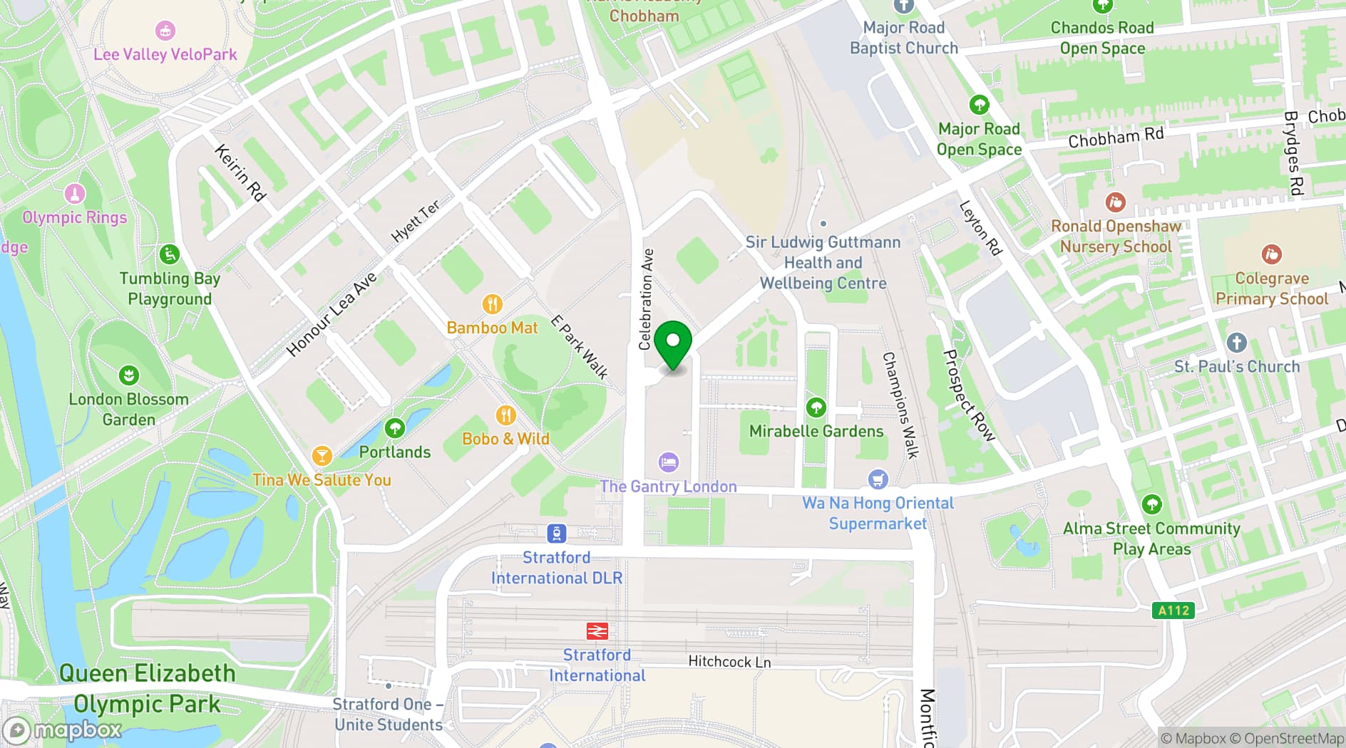 Map showing Village Vanguard