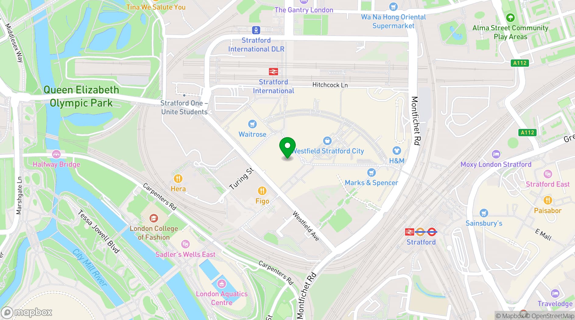 Map showing Bat & Ball