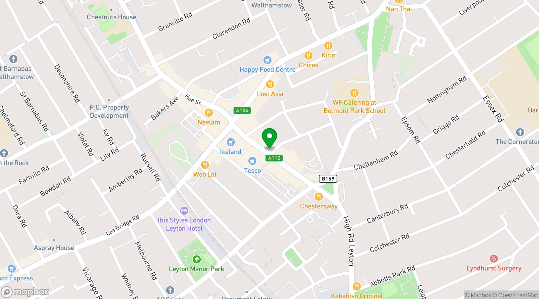 Map showing William the Fourth
