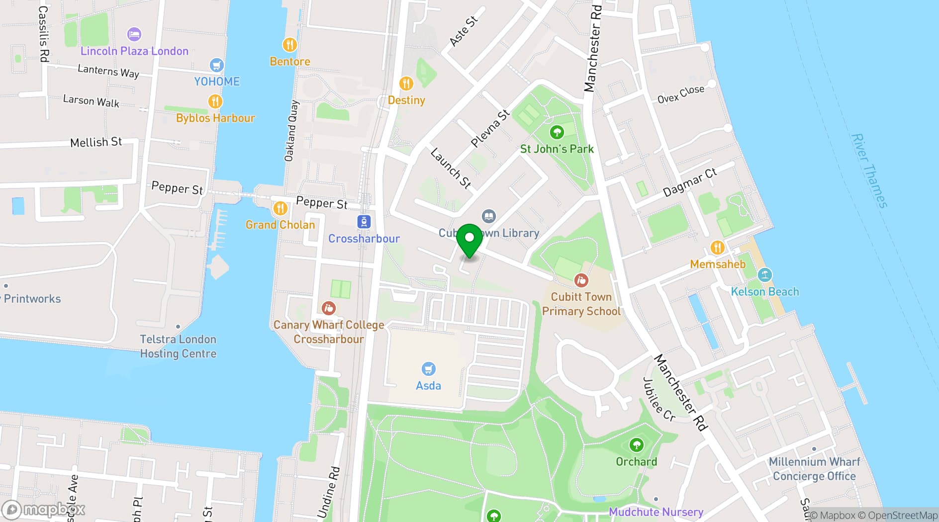 Map showing Friends Of Island History Trust