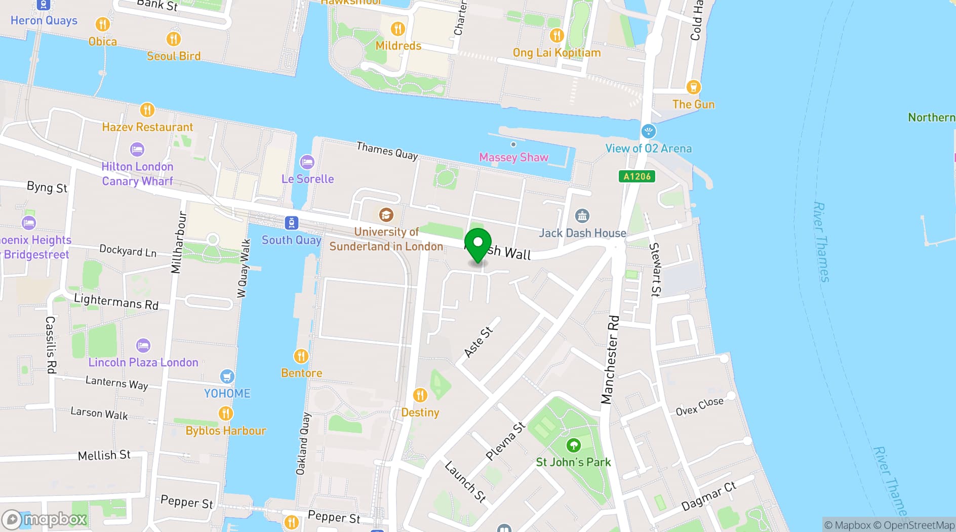 Map showing KitchenVerse Studio