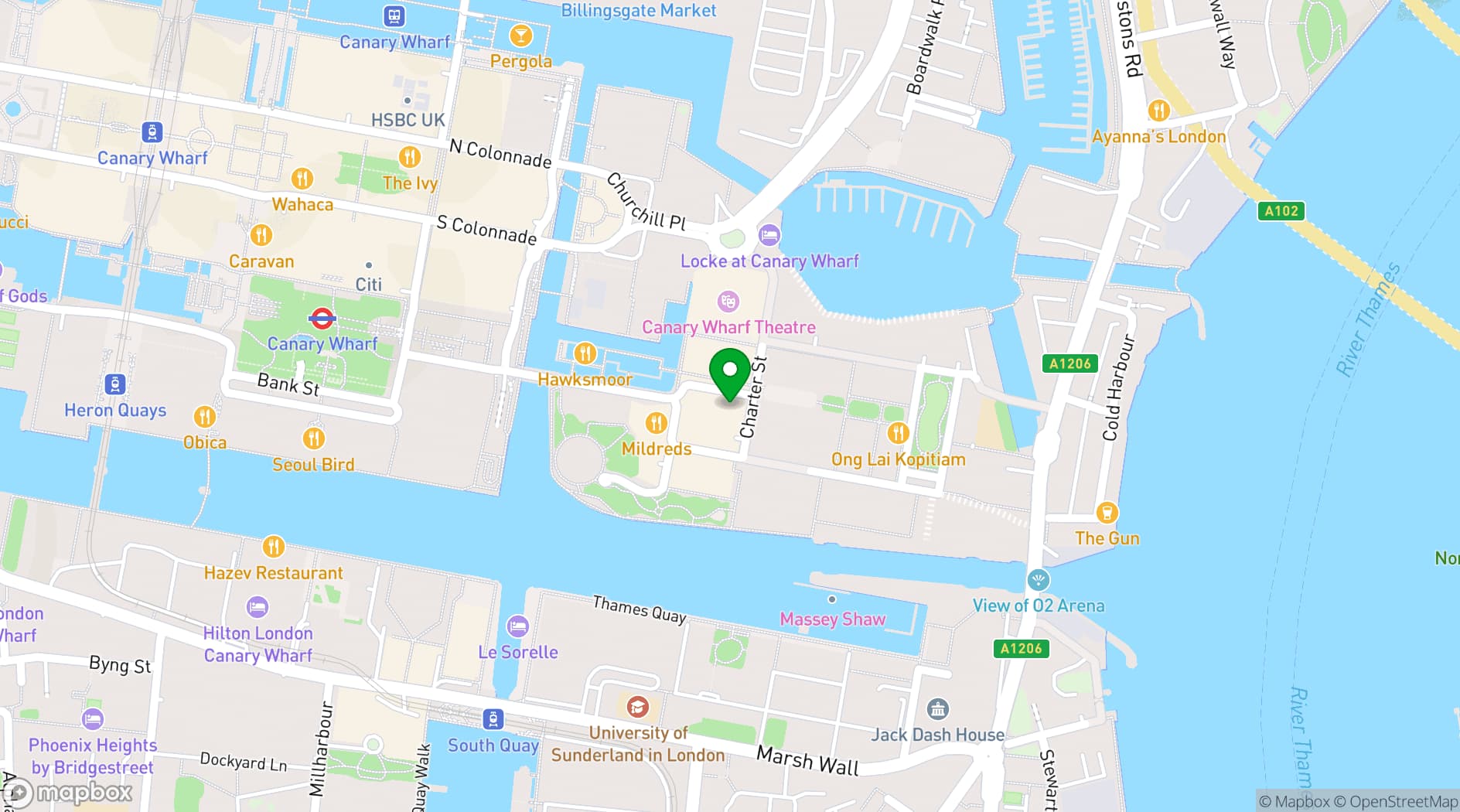 Map showing Broadwick Studio