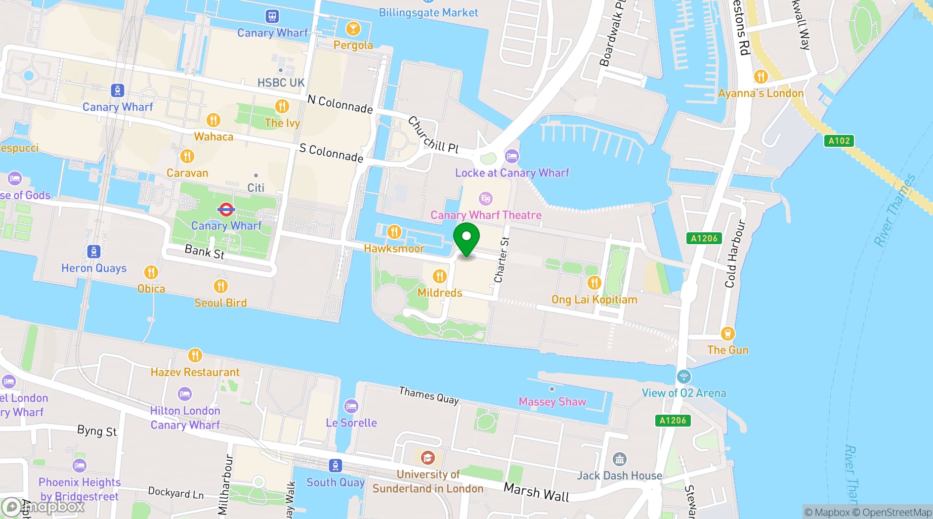 Map showing Broadwick Studio
