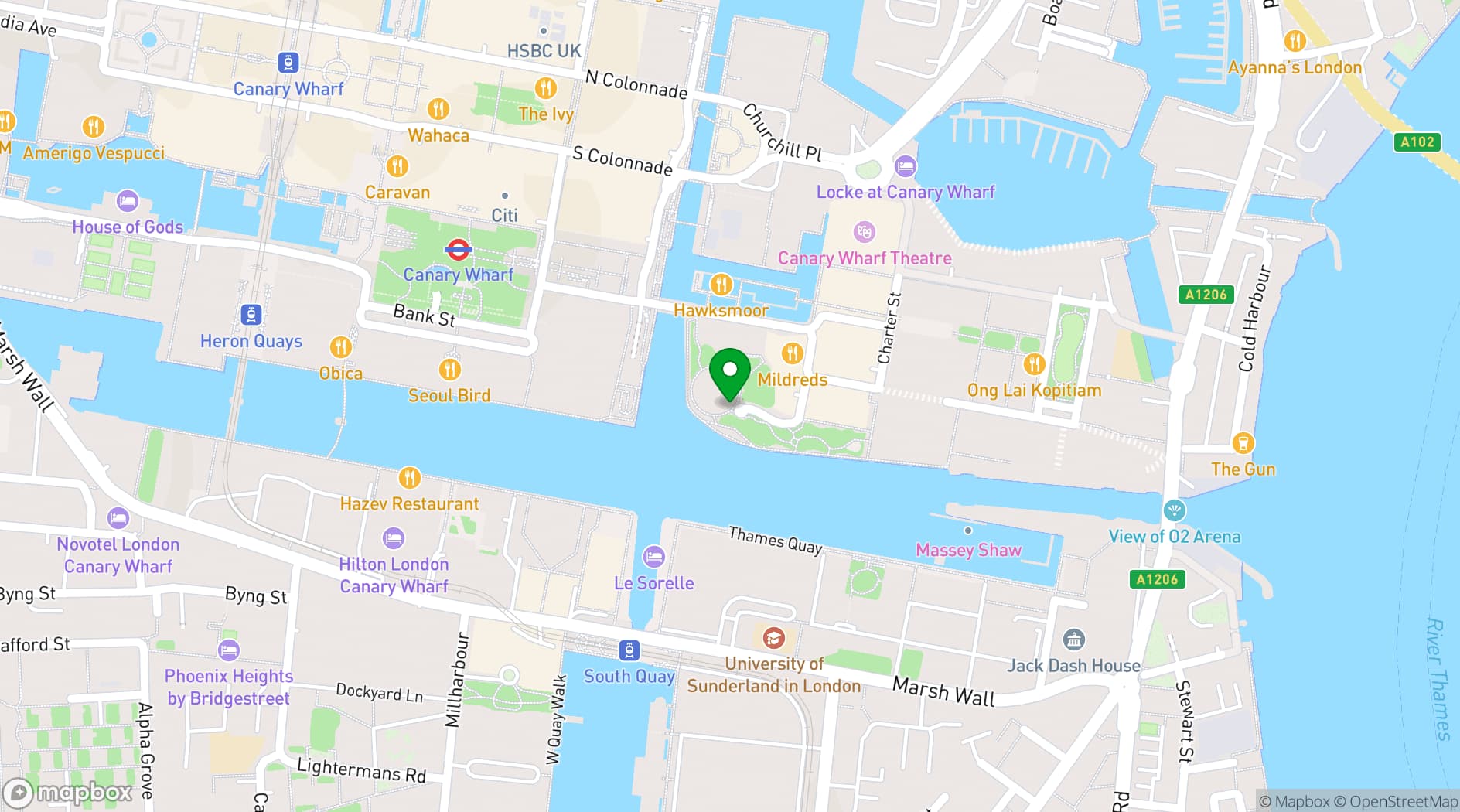 Map showing The Vow Studio