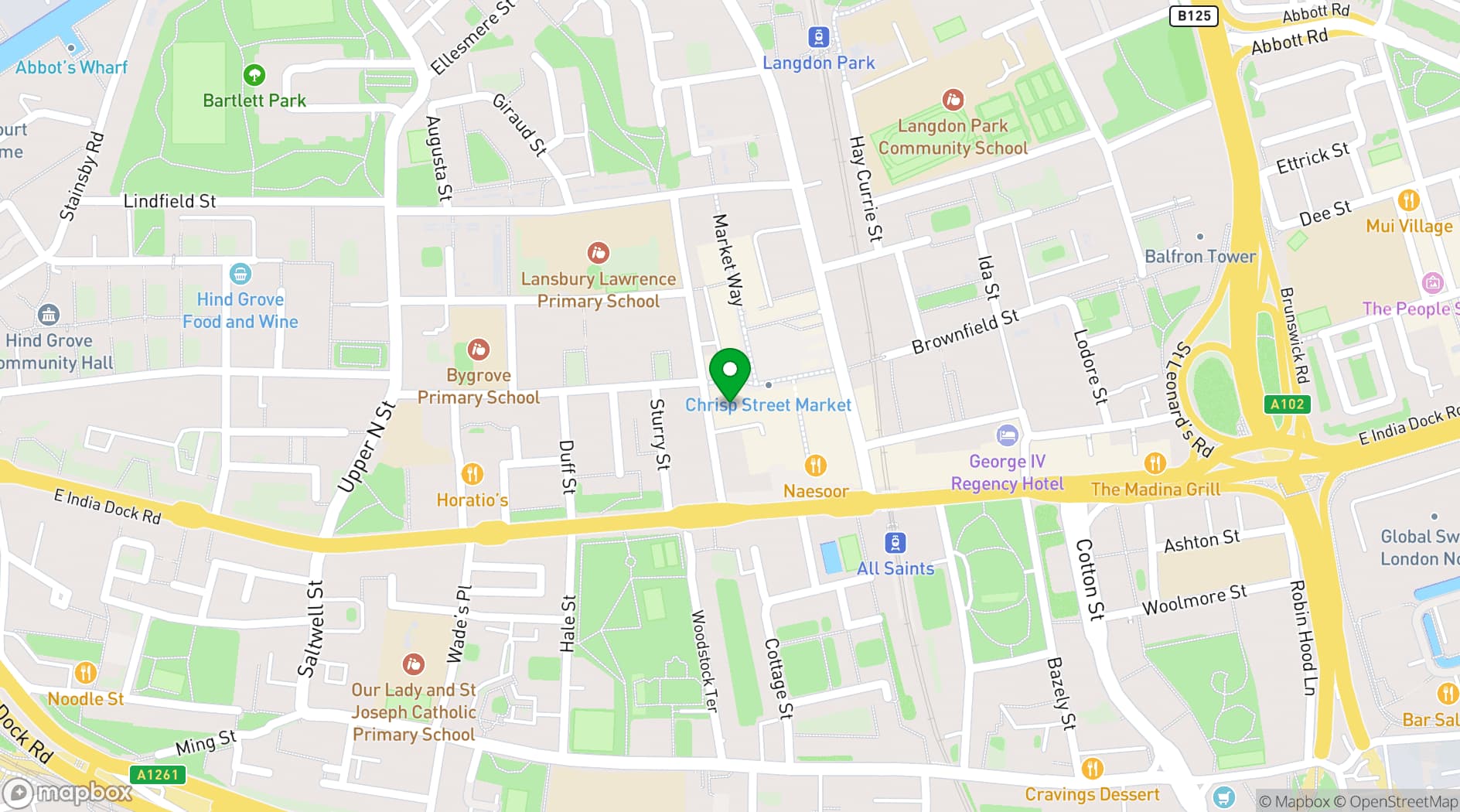 Map showing Offline London Studios
