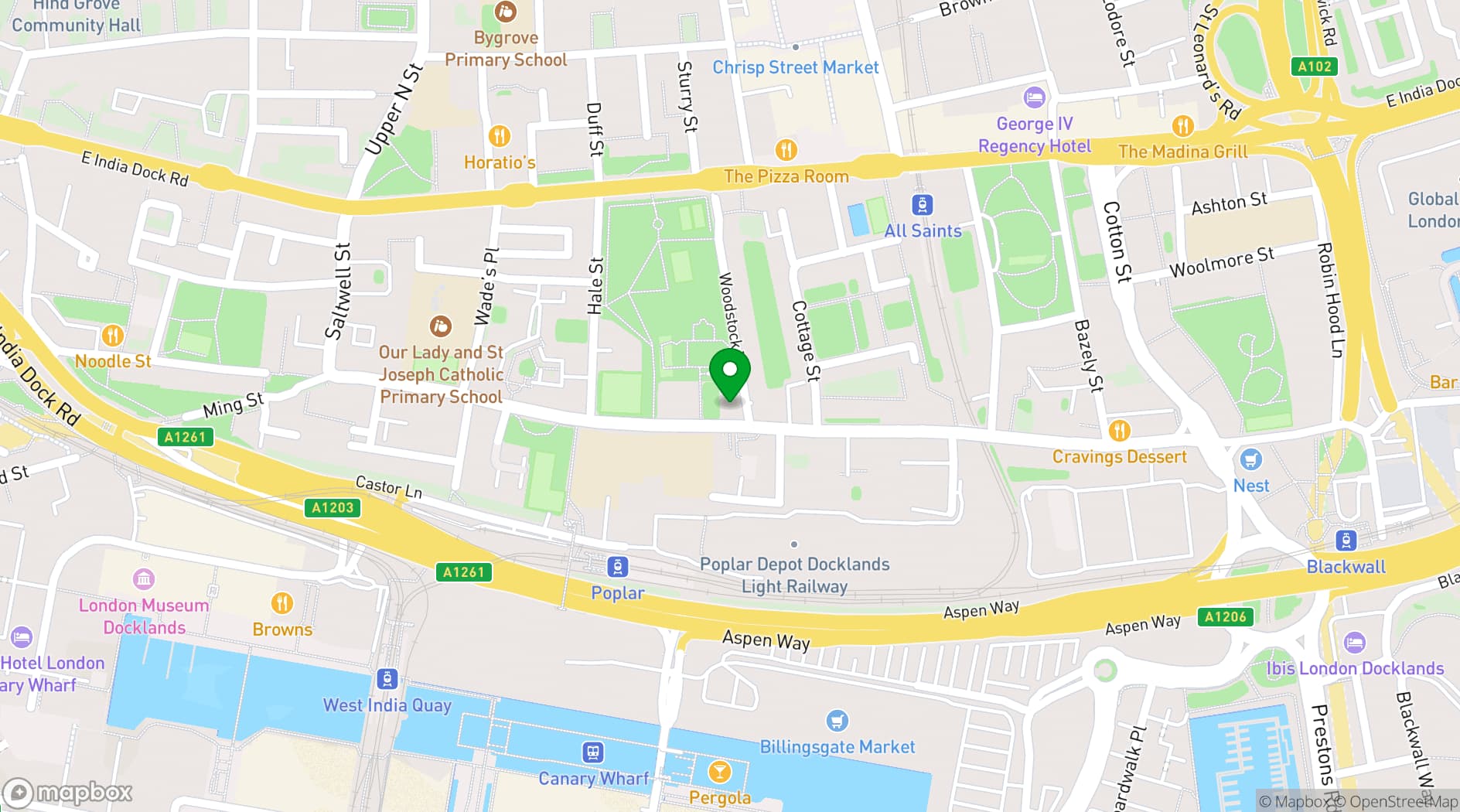 Map showing The Lansbury Heritage Hotel