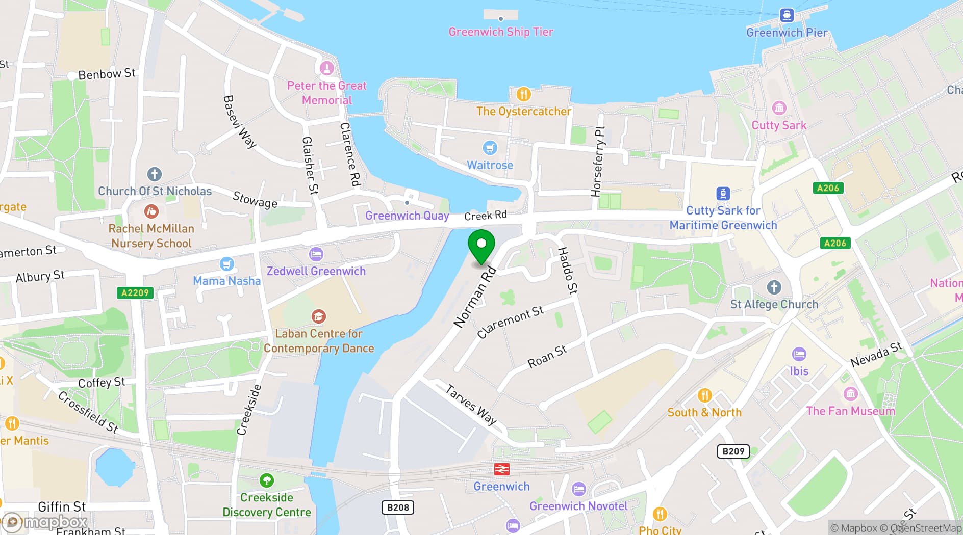 Map showing The Old Joinery