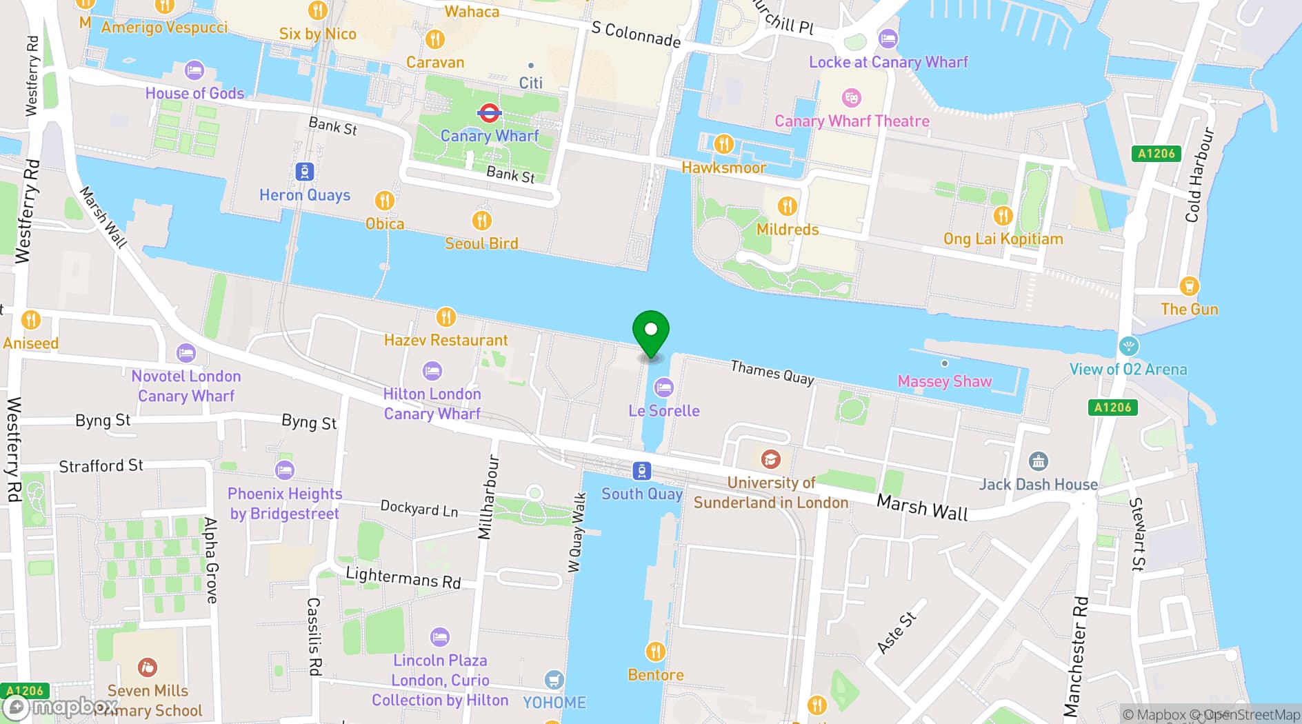 Map showing Theatreship