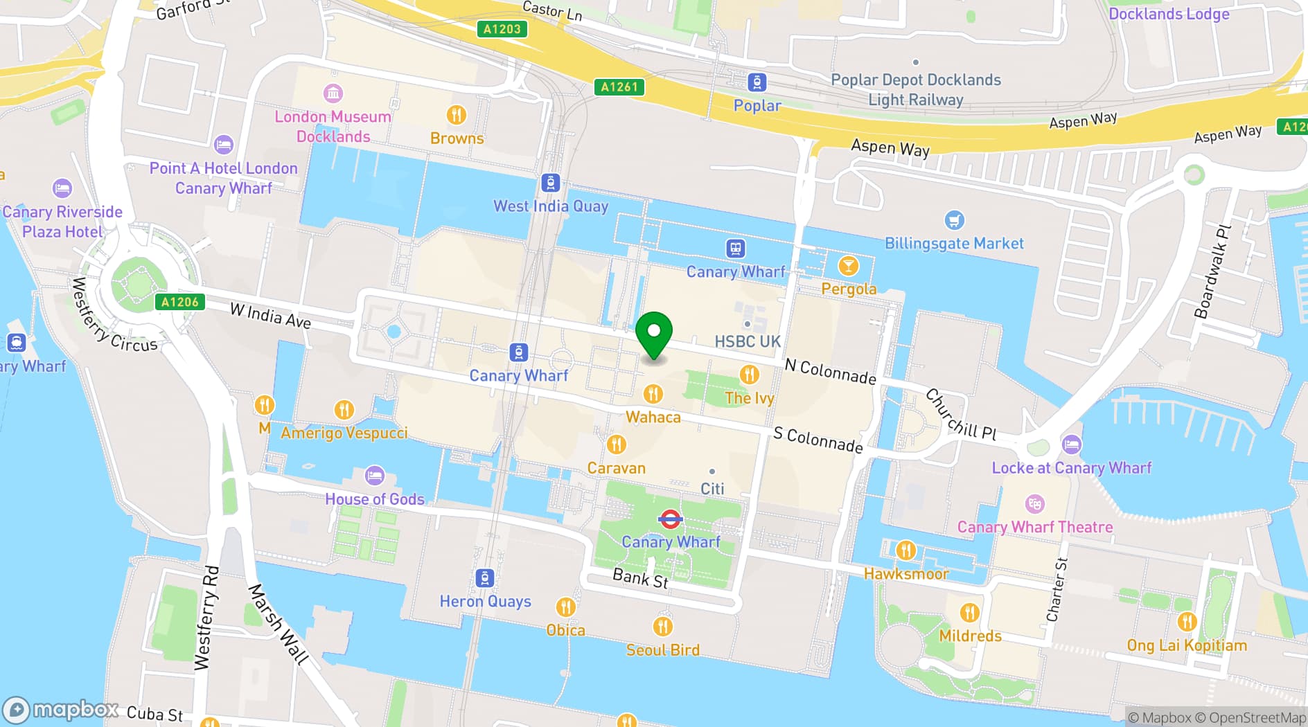 Map showing The Parlour