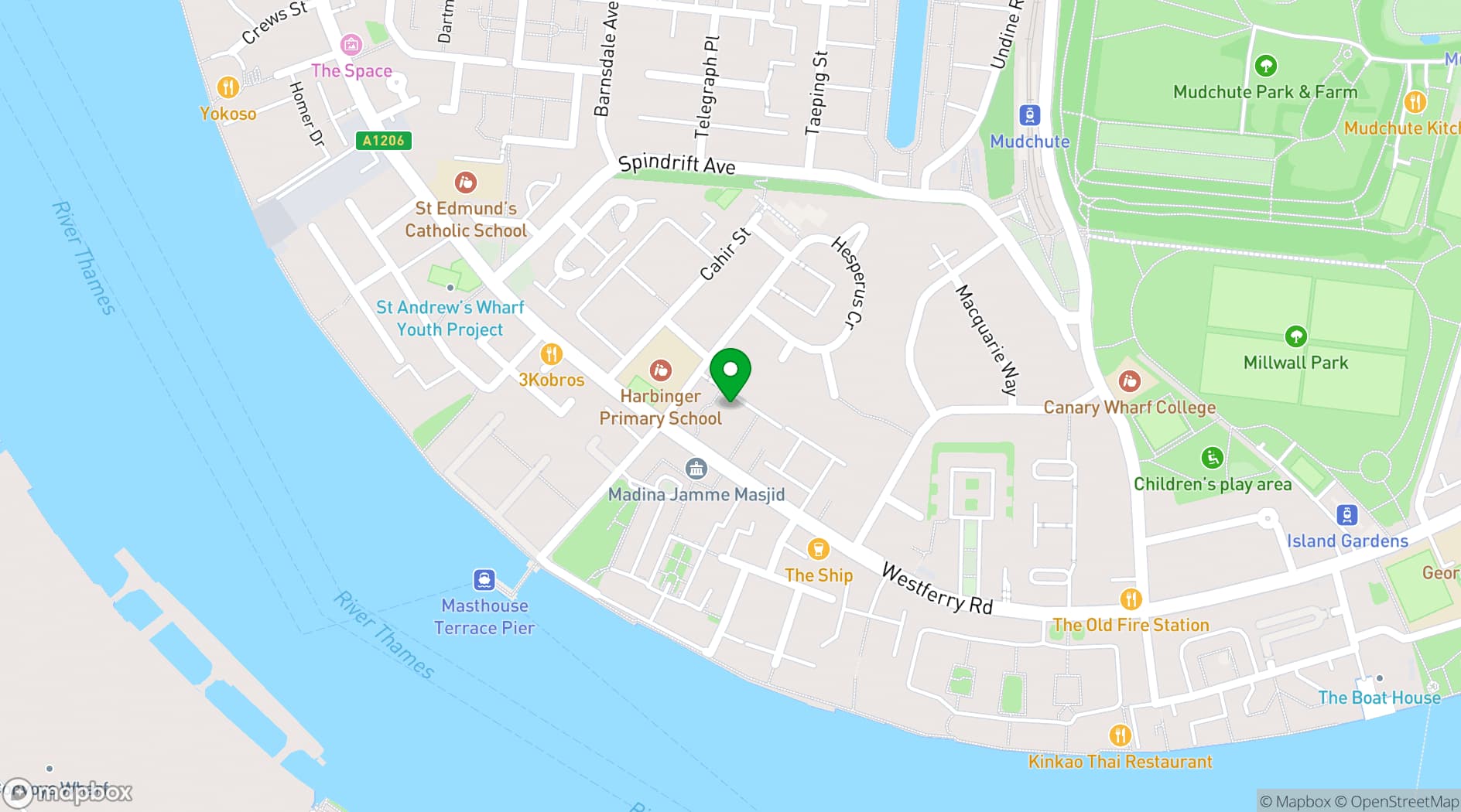 Map showing Craft Central