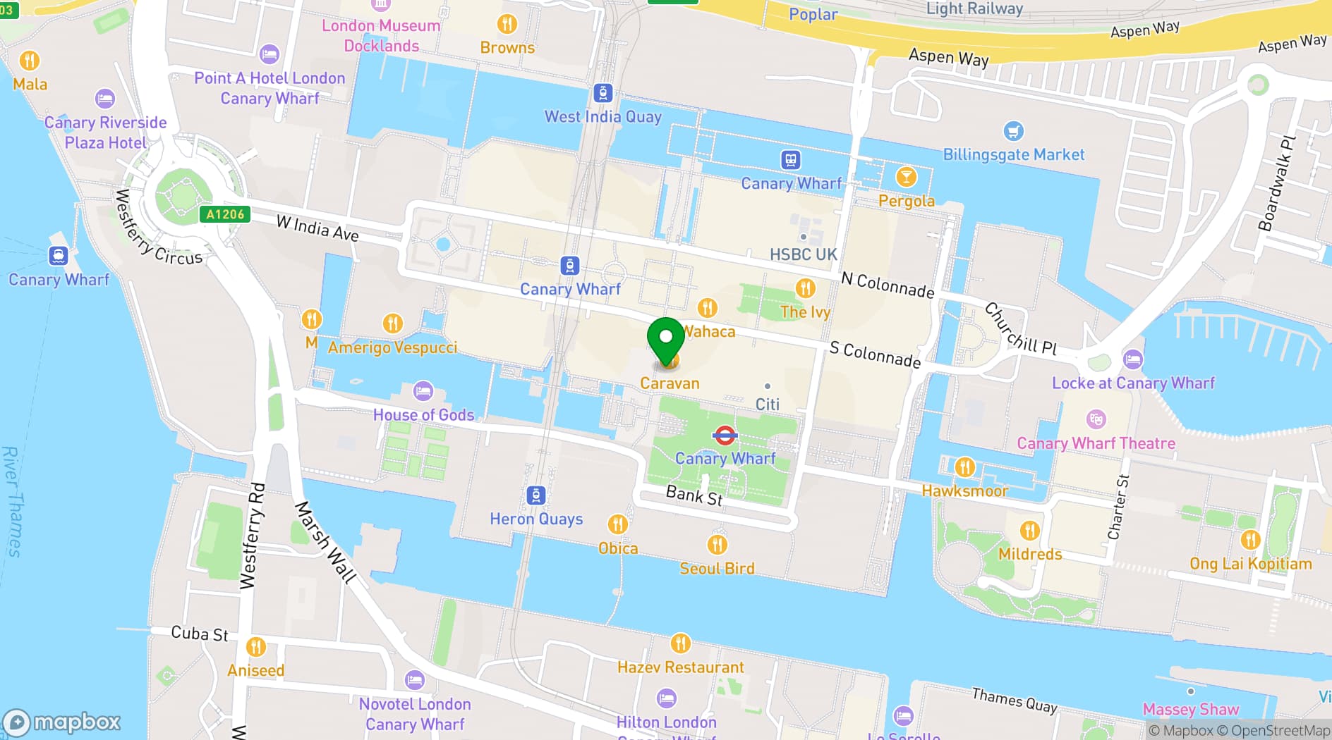 Map showing The Alchemist