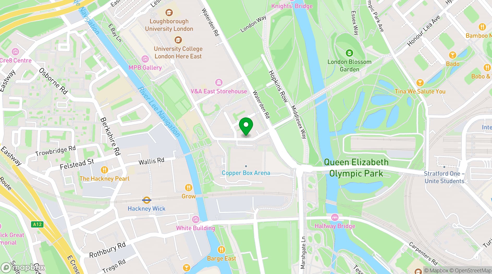 Map showing The Body People