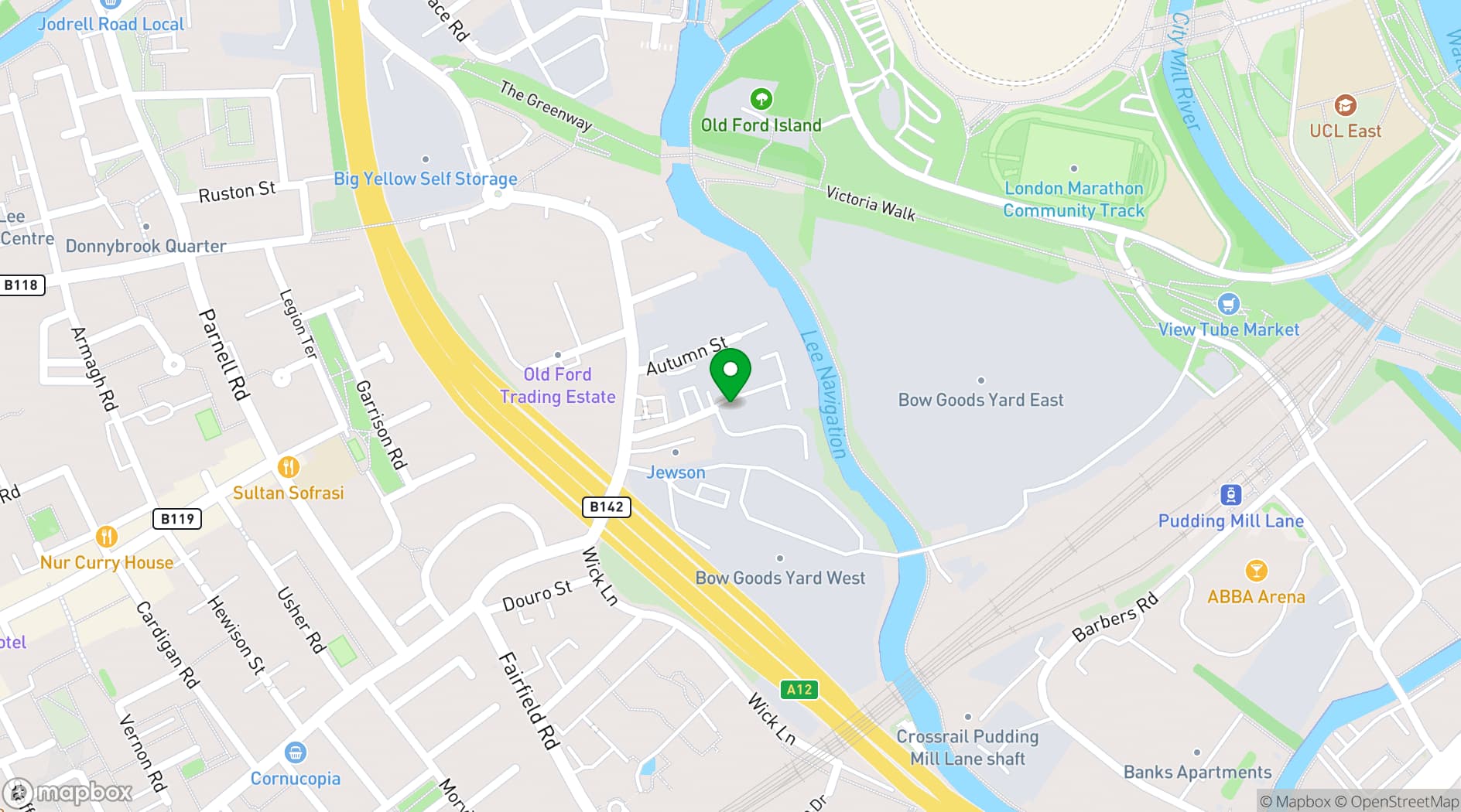 Map showing The Breakhouse Café