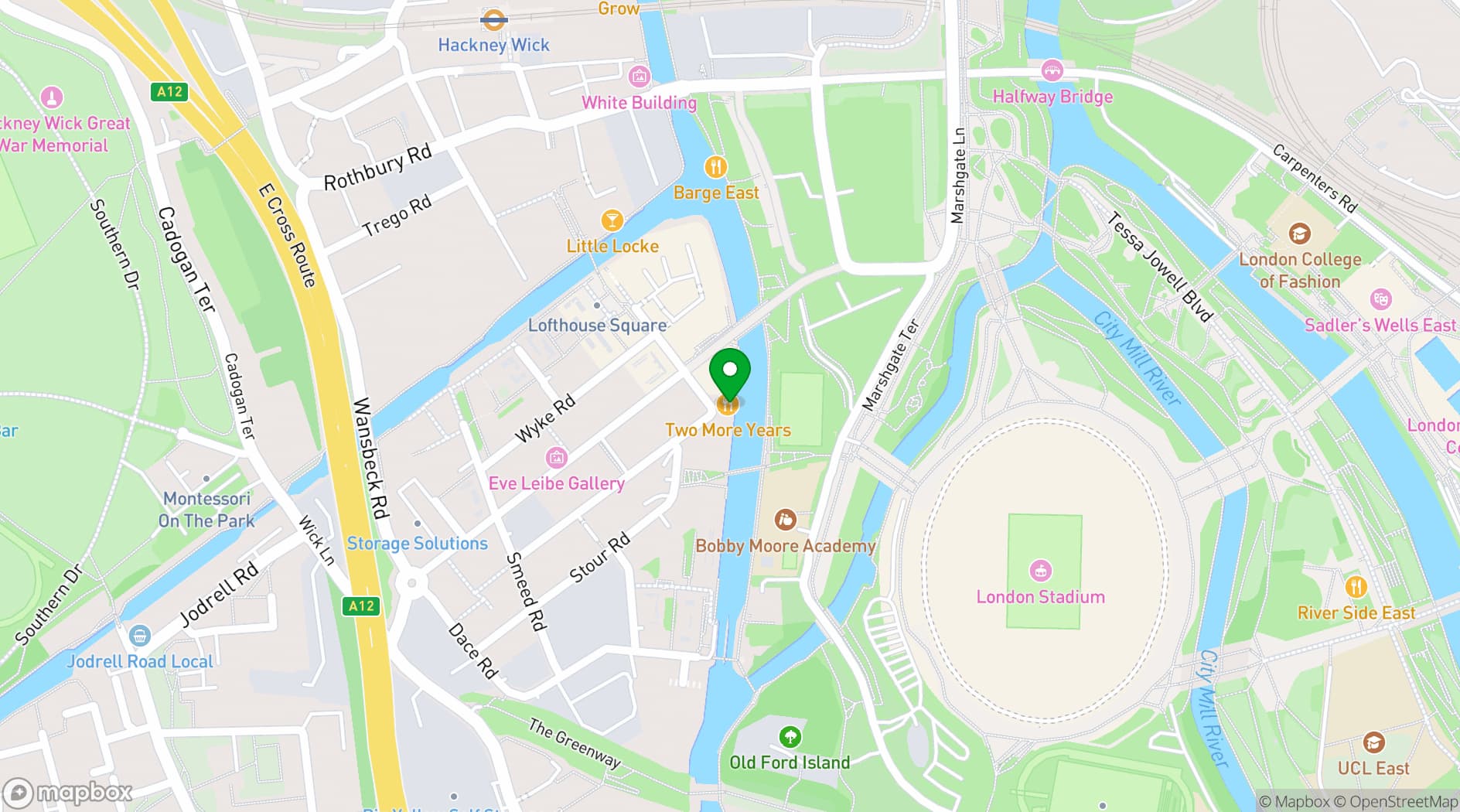 Map showing Two More Years