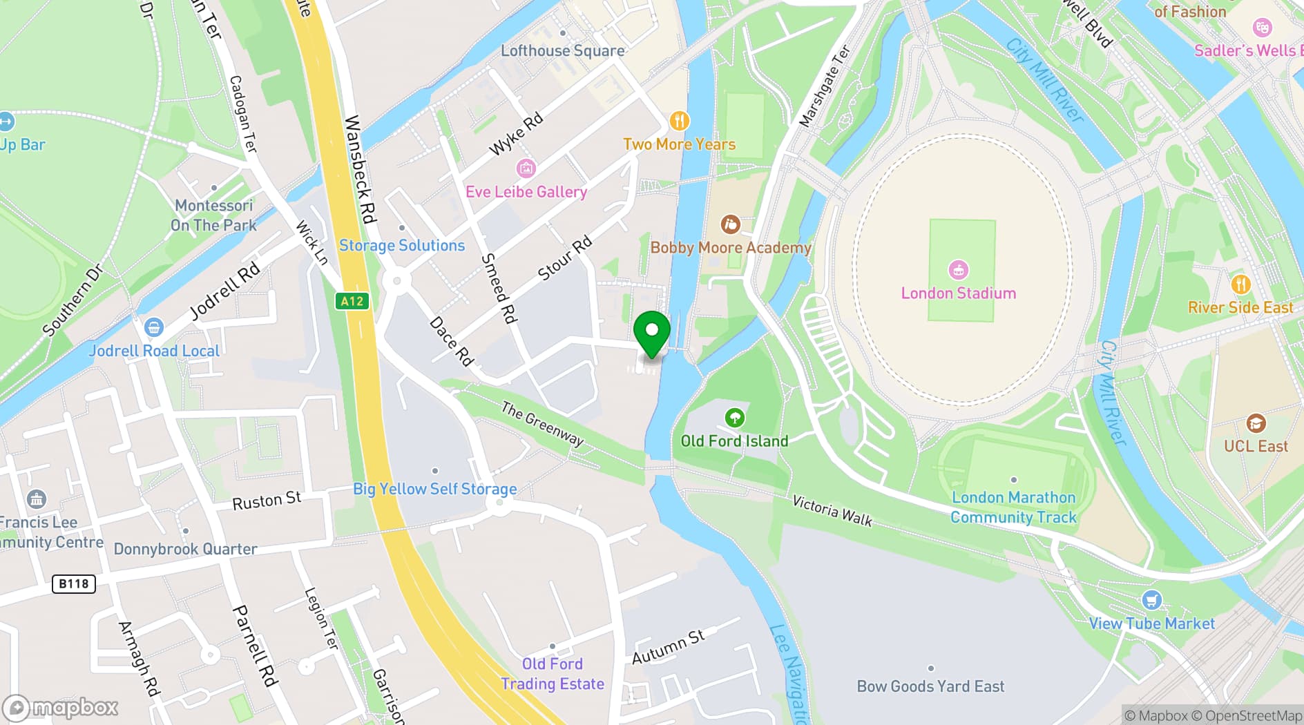 Map showing Britannia Works