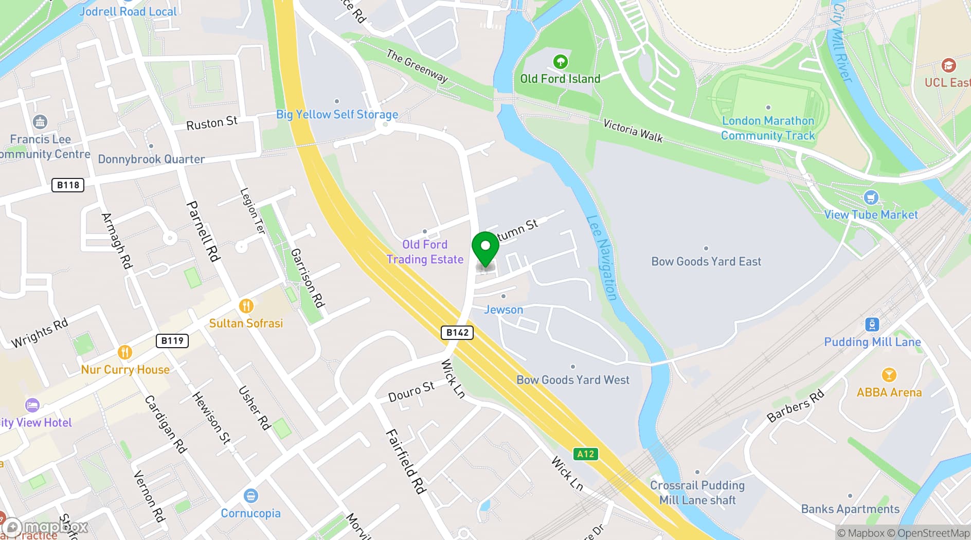 Map showing Rich Off The Block Studios 