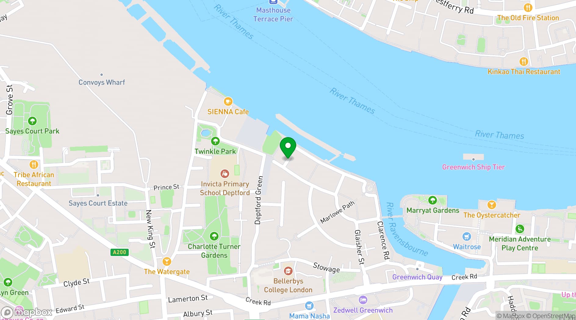 Map showing The AHOY Centre