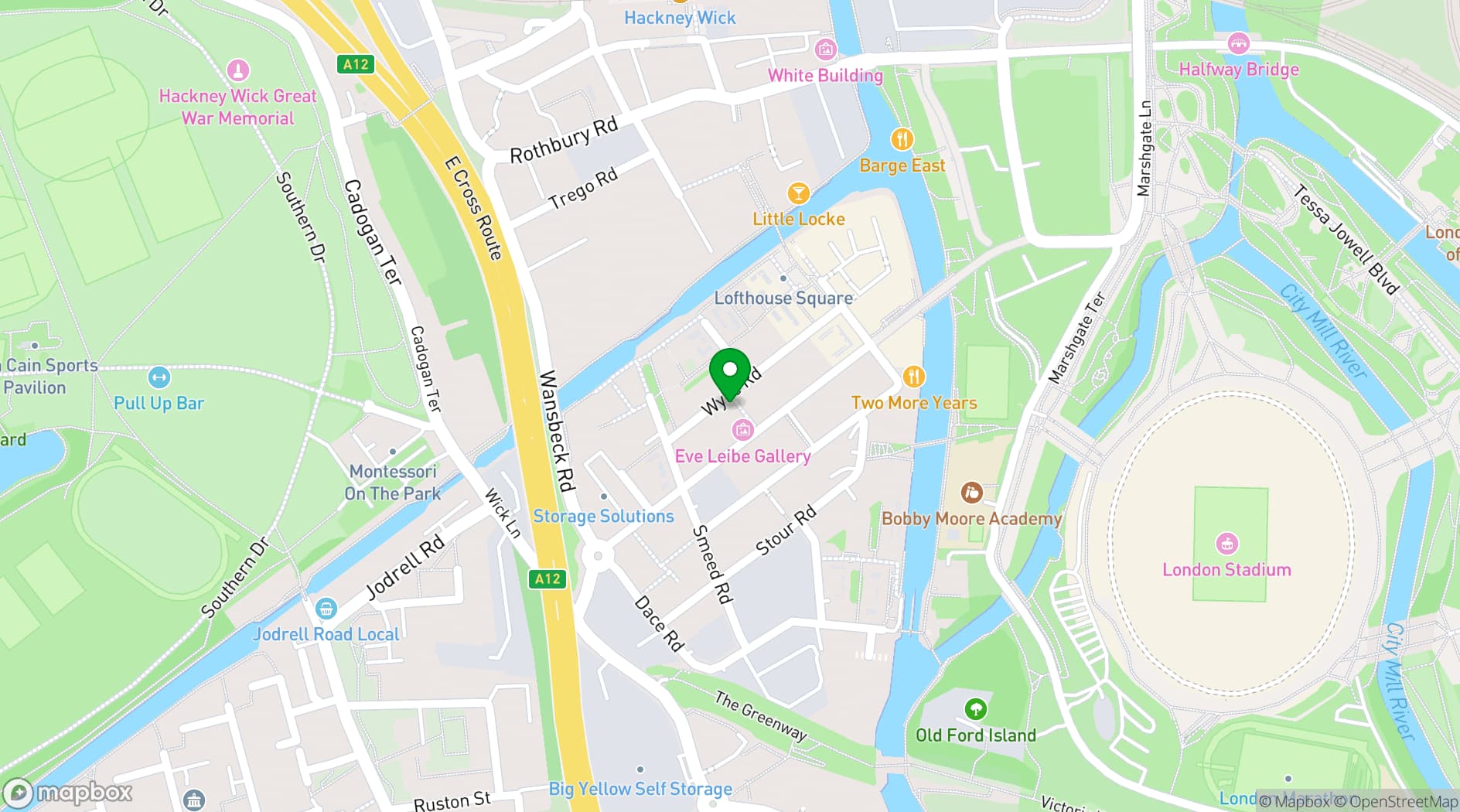 Map showing Create Destroy Studios