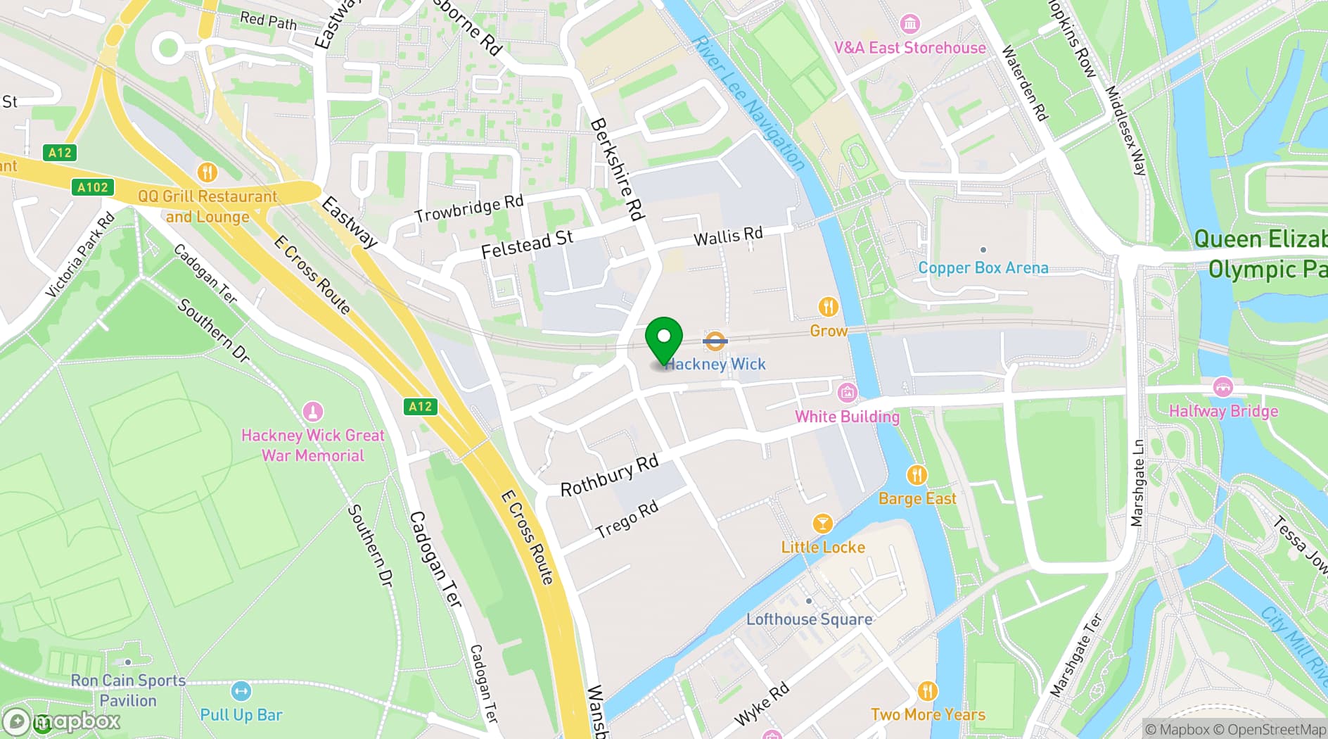 Map showing Zen Studio
