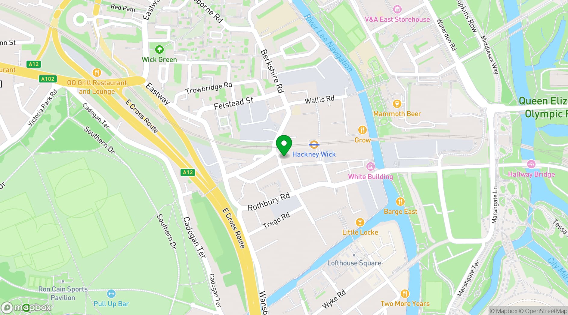 Map showing The Lord Napier Star
