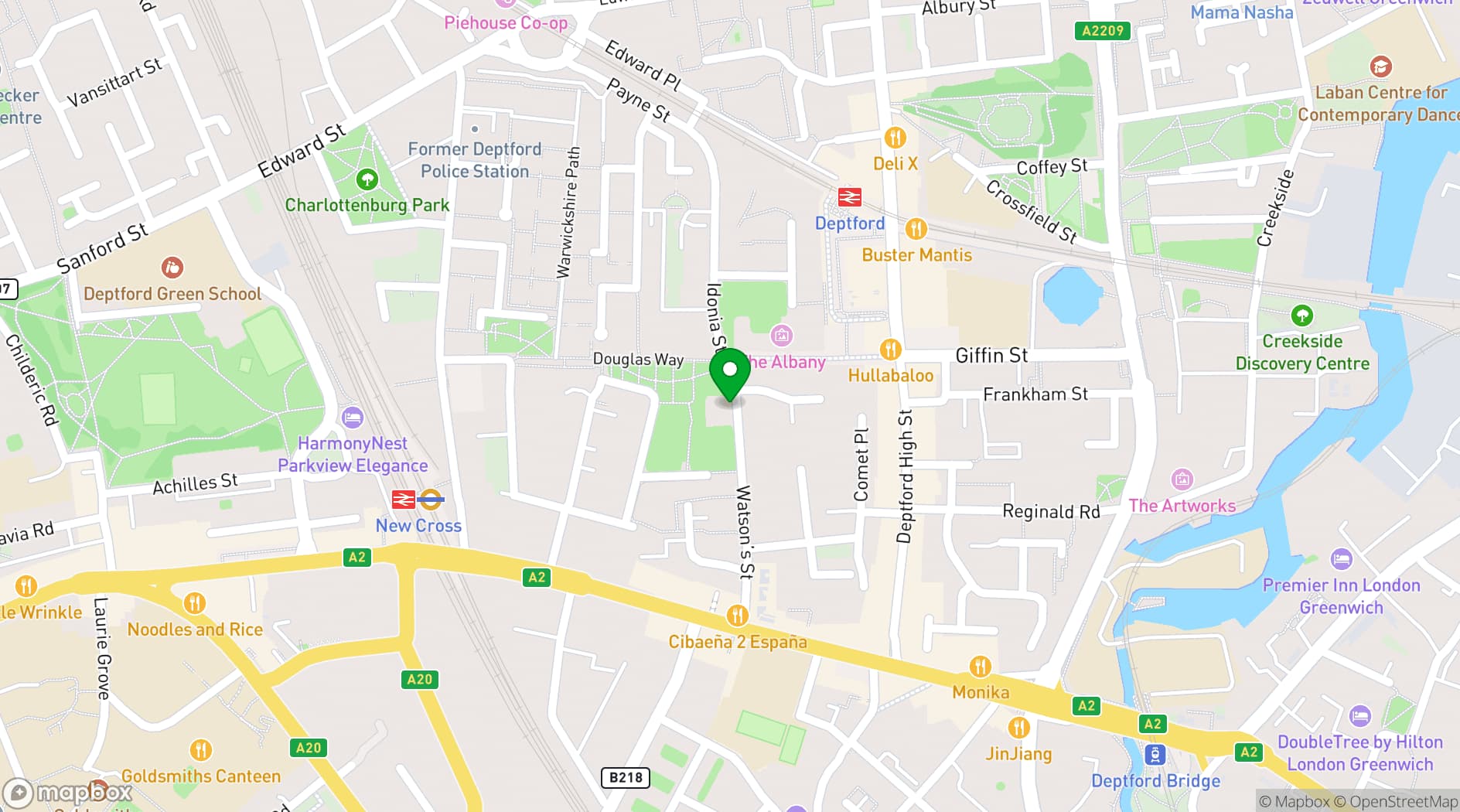 Map showing The Midi Music Company