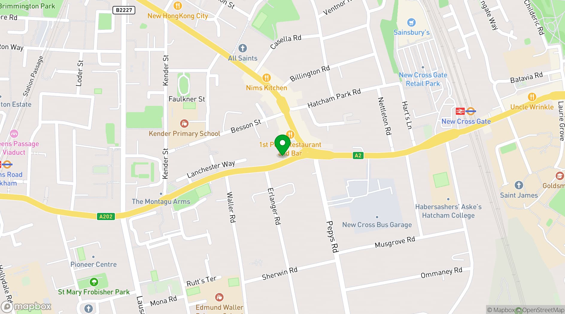 Map showing Facework's Maker Space