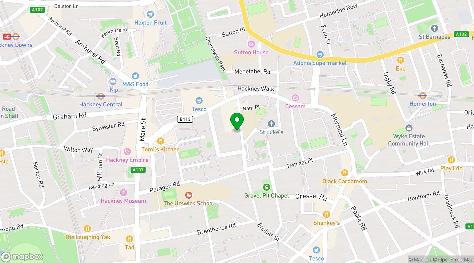 Map showing Contemporary Photography Studio