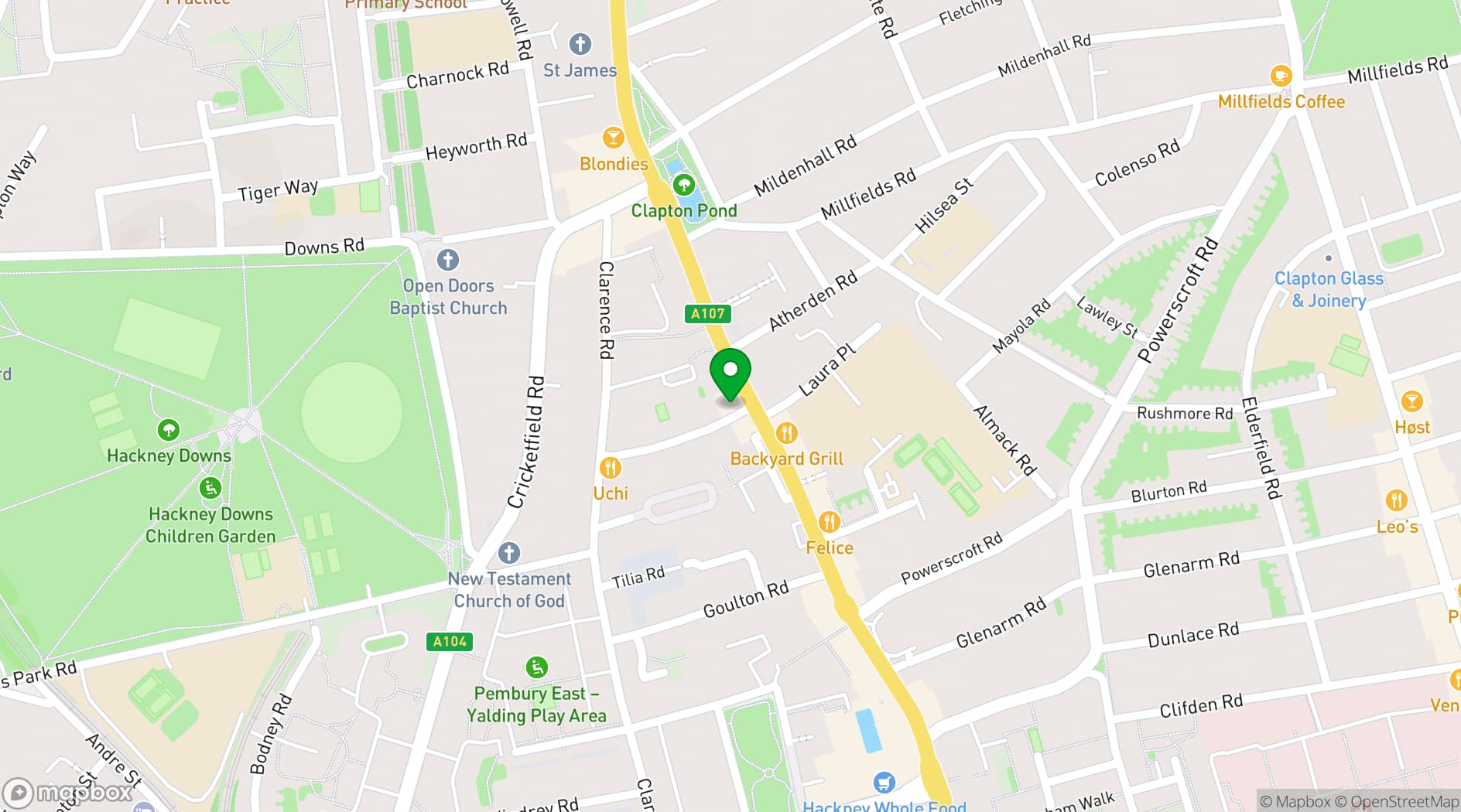 Map showing My Neighbours the Dumplings