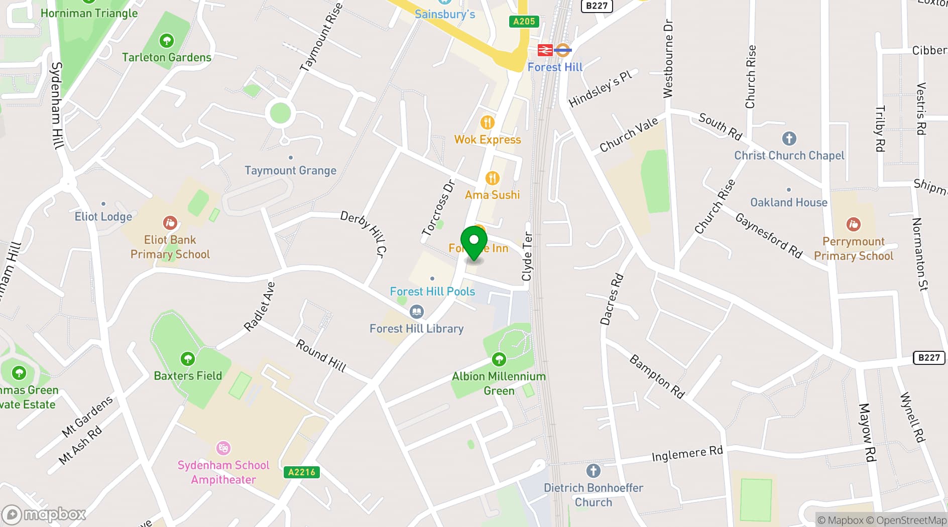 Map showing Twist Studios