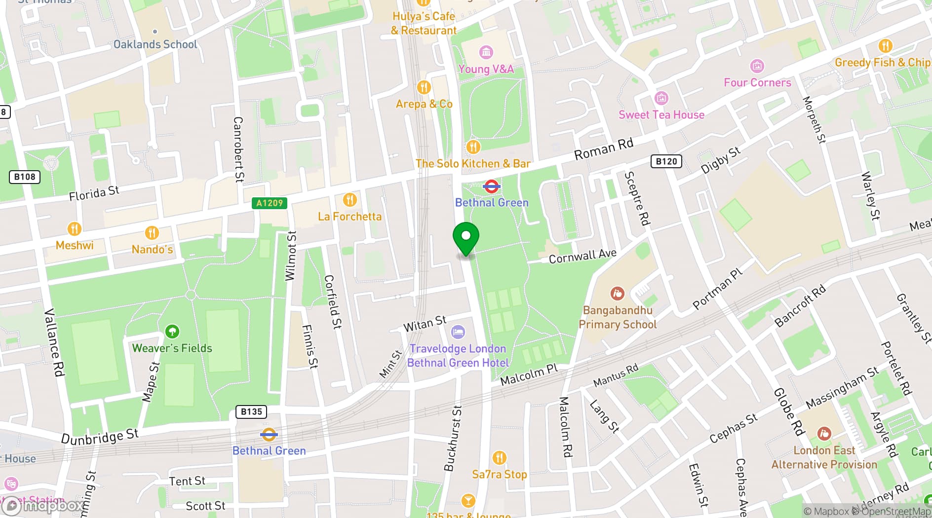 Map showing Proposition Studios