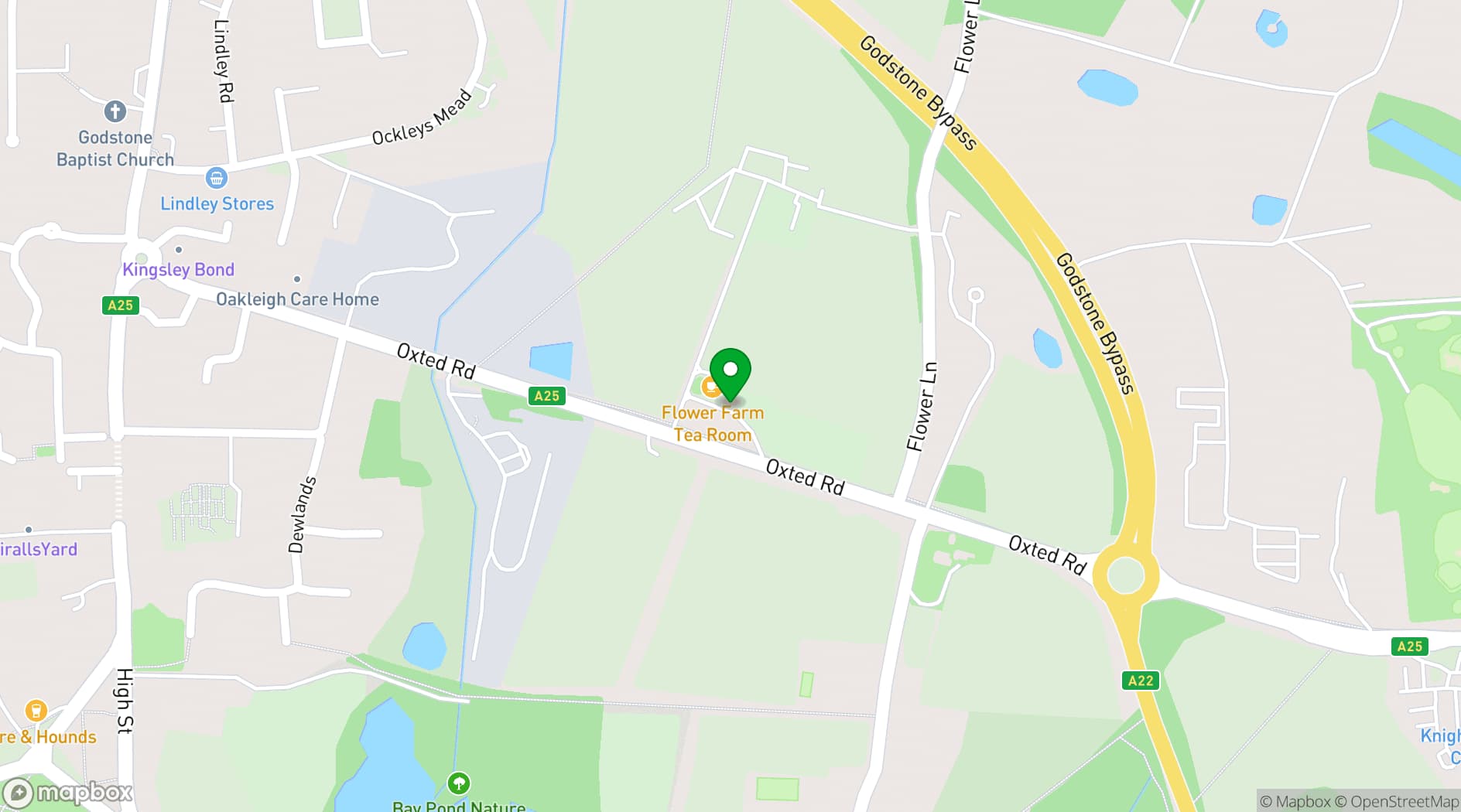 Map showing Flower Farm