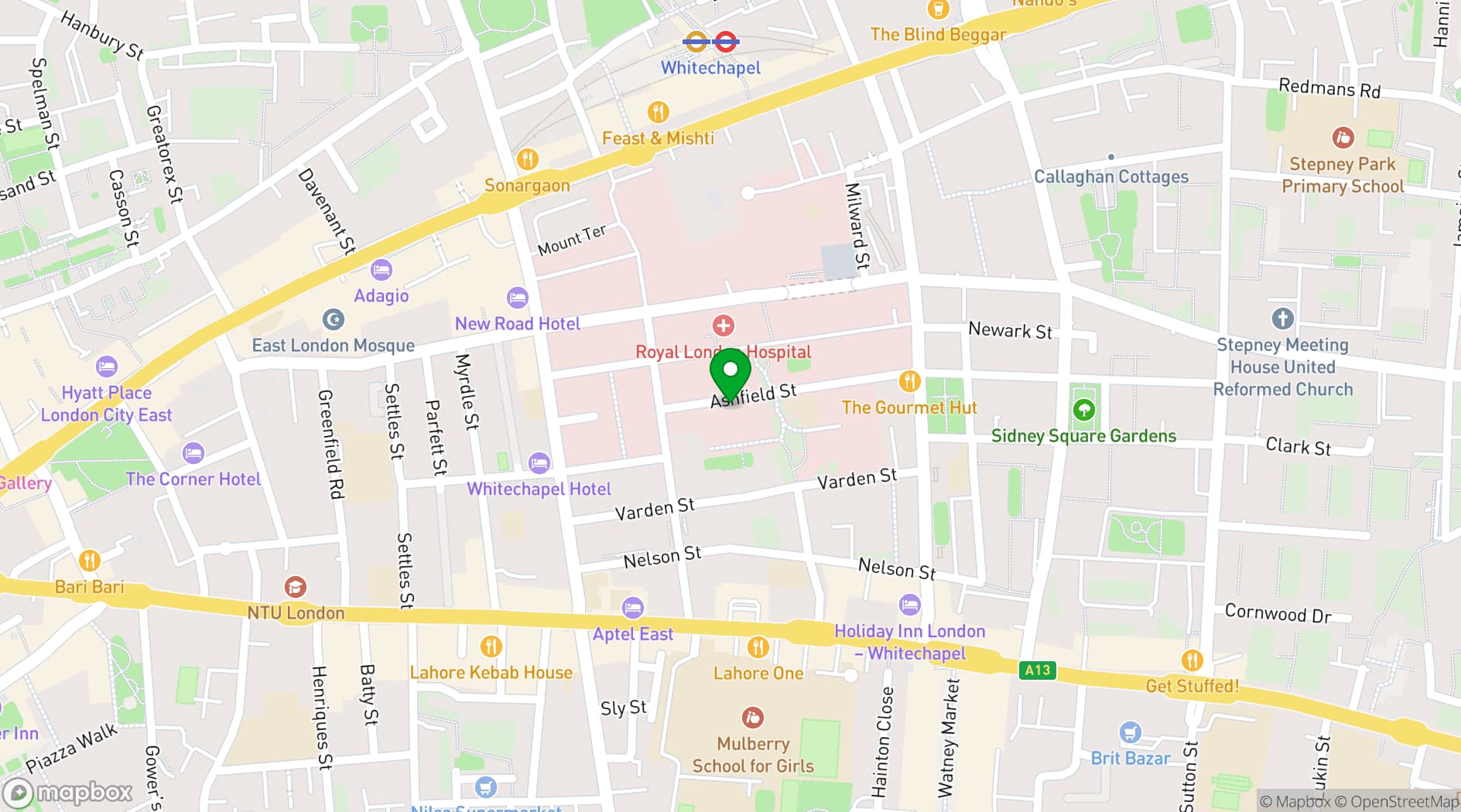 Map showing GALLERY46