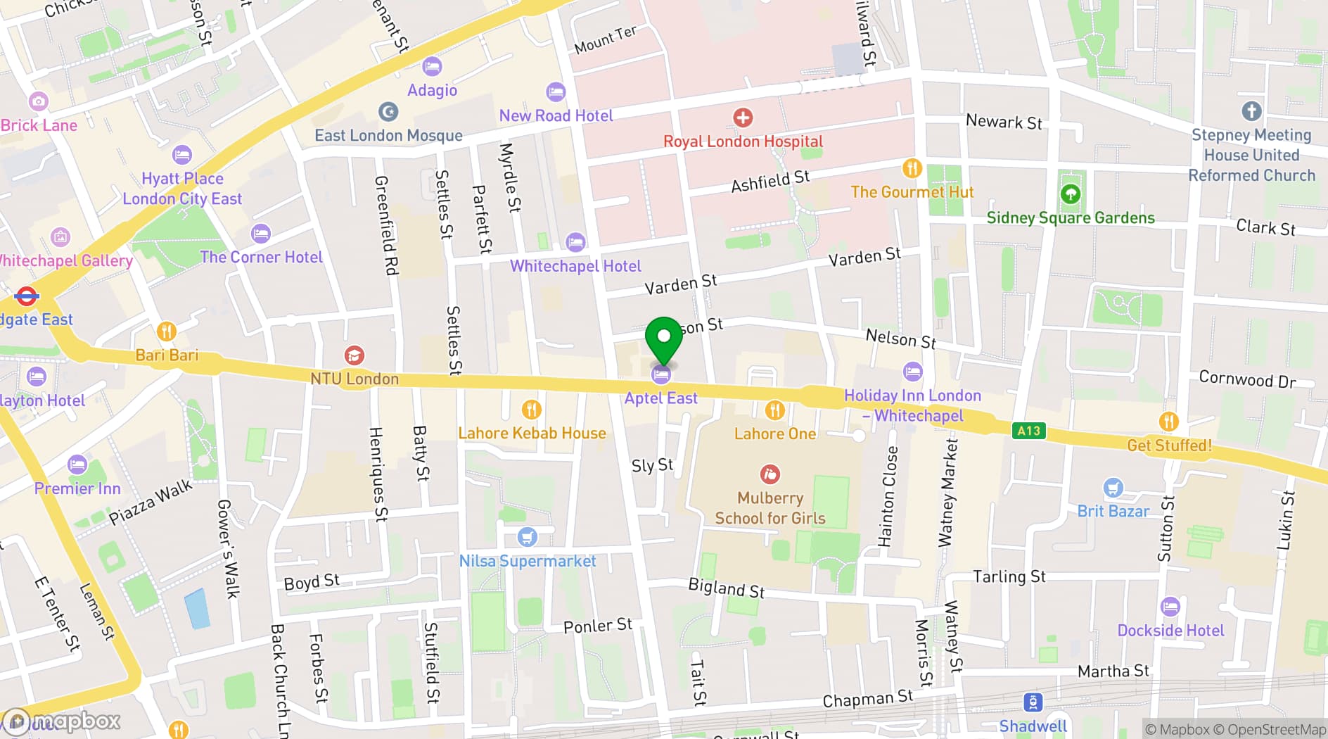 Map showing Être
