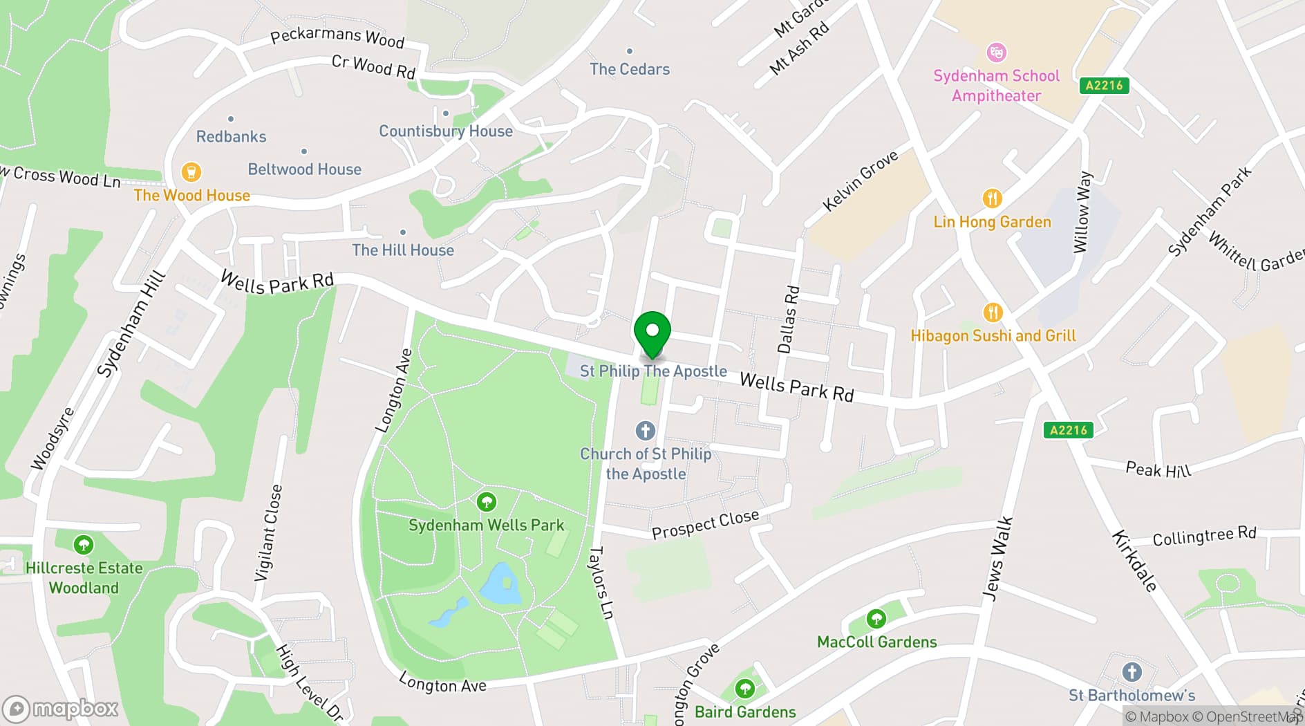 Map showing The New Generation Centre