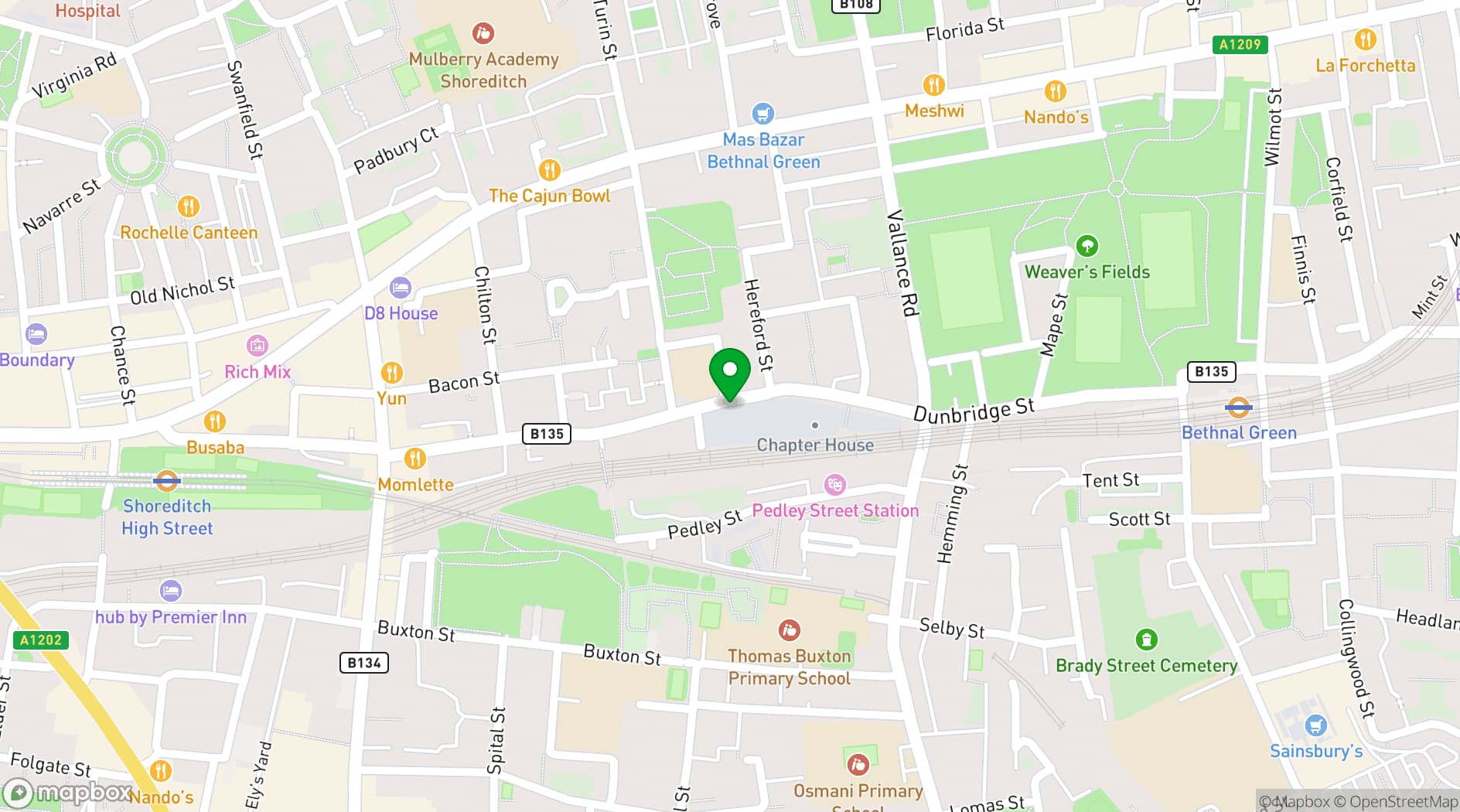 Map showing  The Sanctuary & Soul