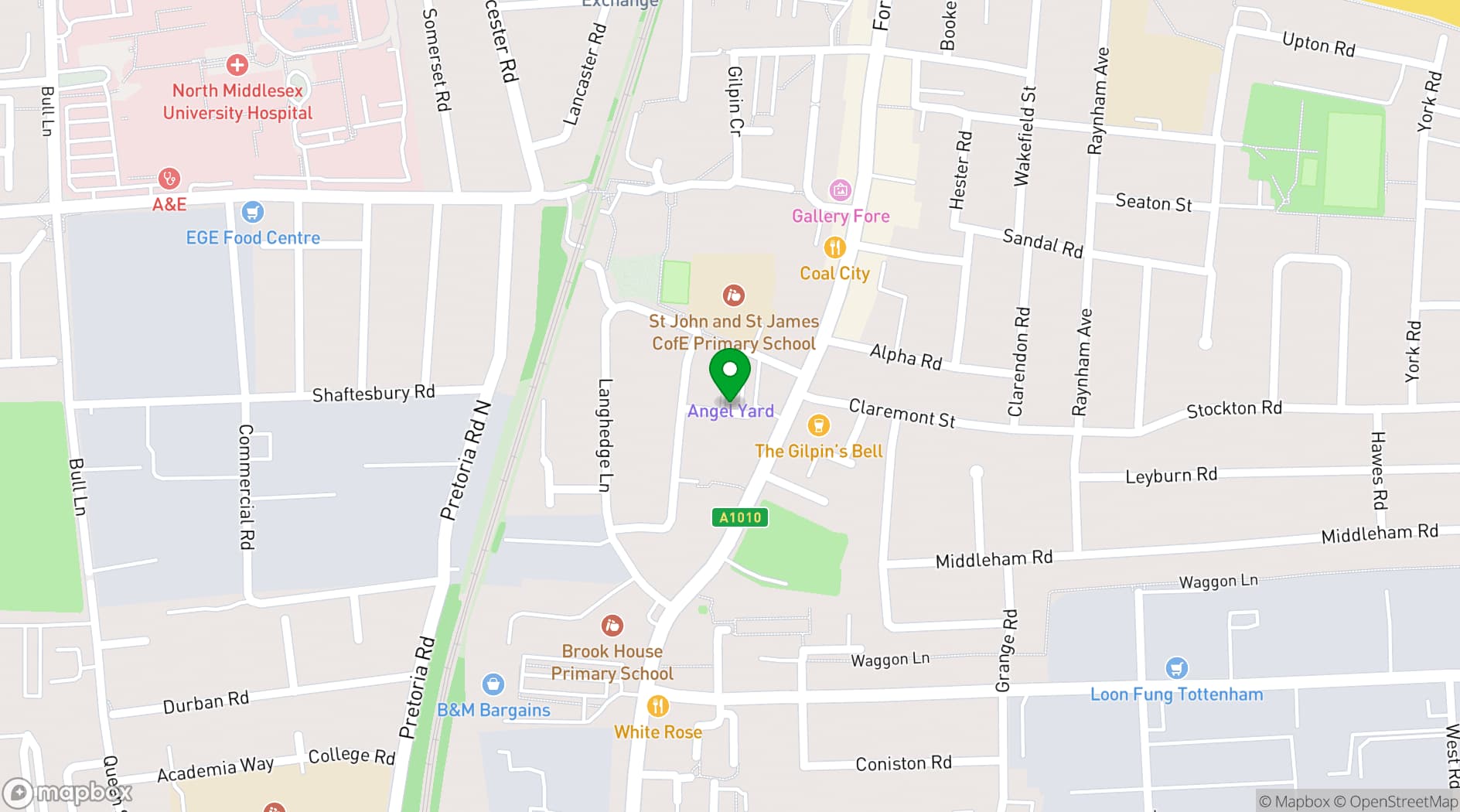 Map showing Launch It Neasden