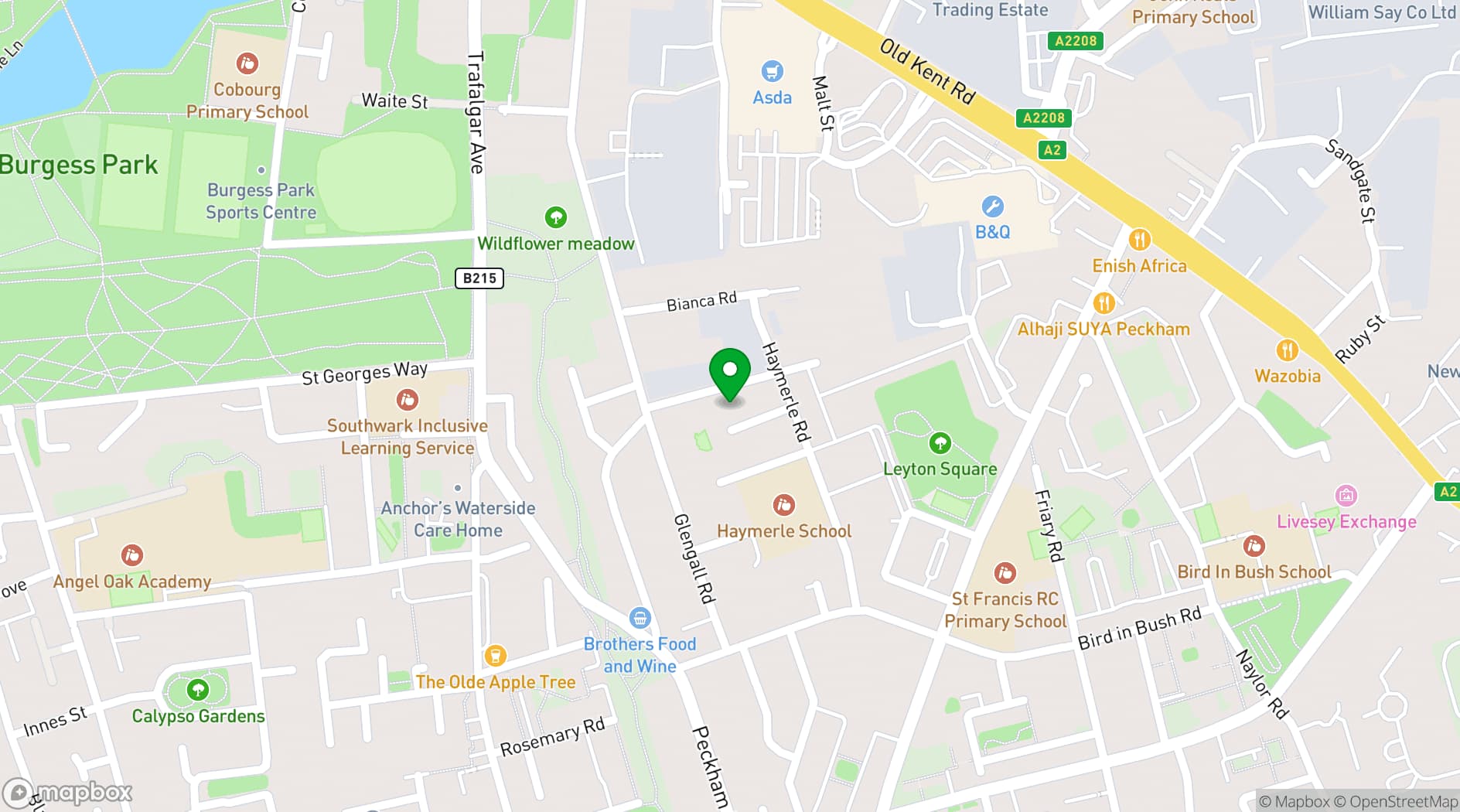 Map showing Anatomie Studio