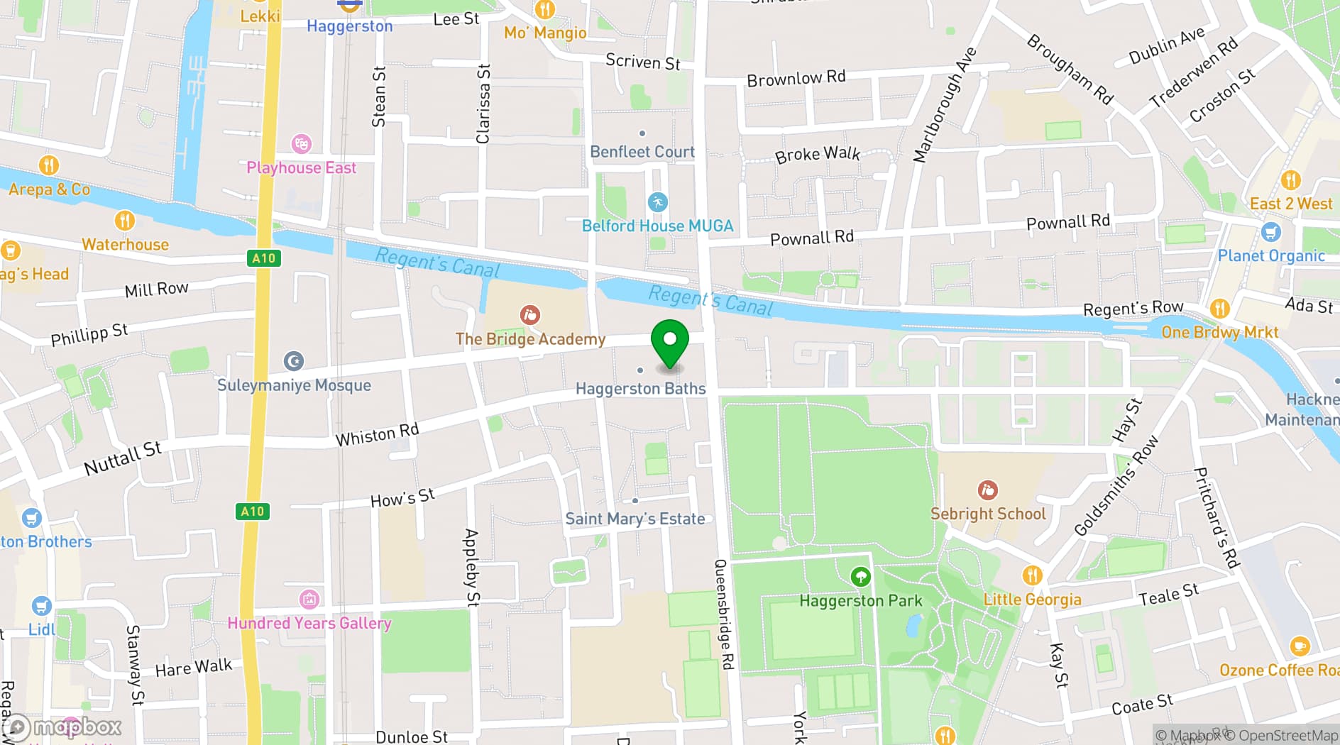 Map showing Centre 151