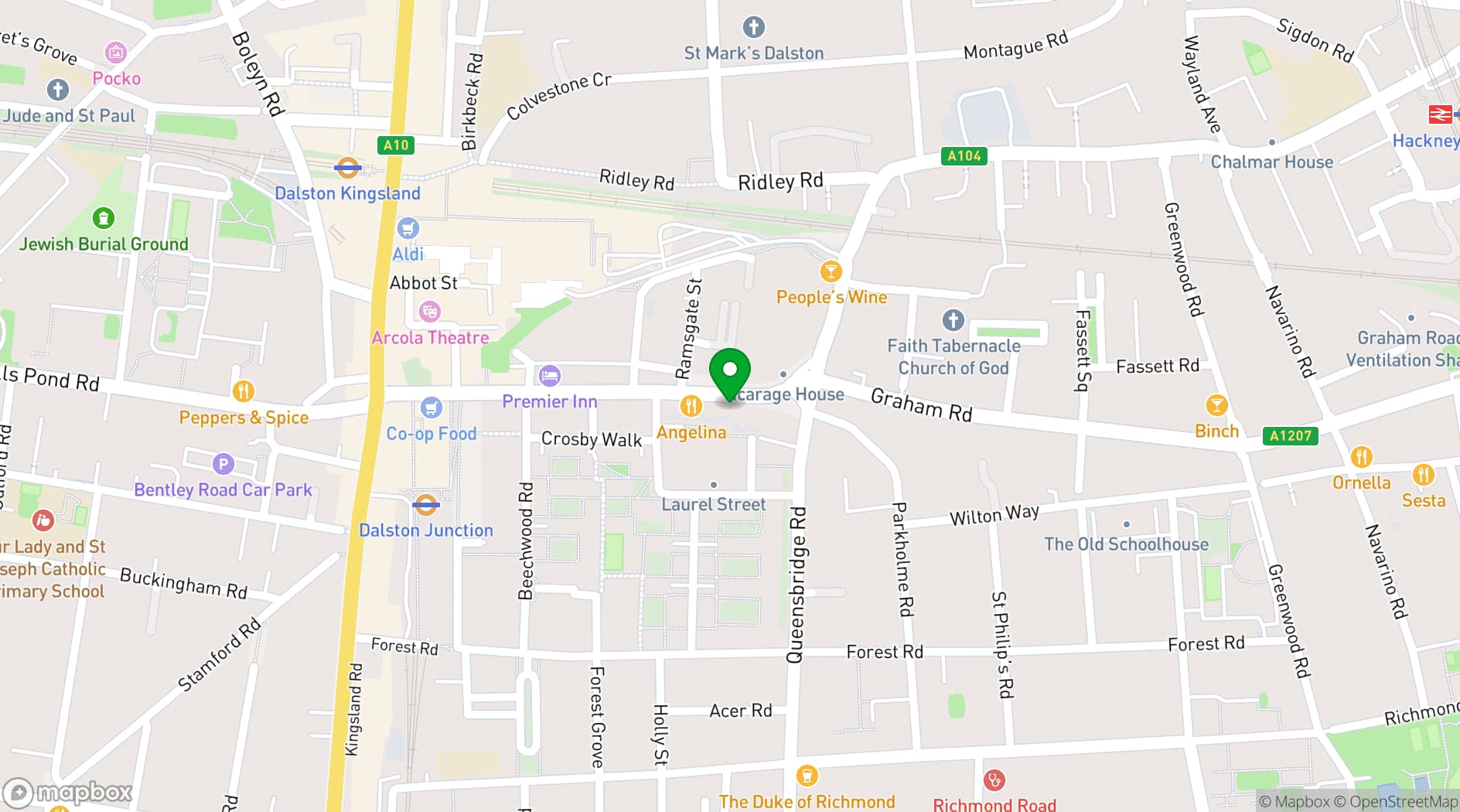 Map showing Little Duck | The Picklery