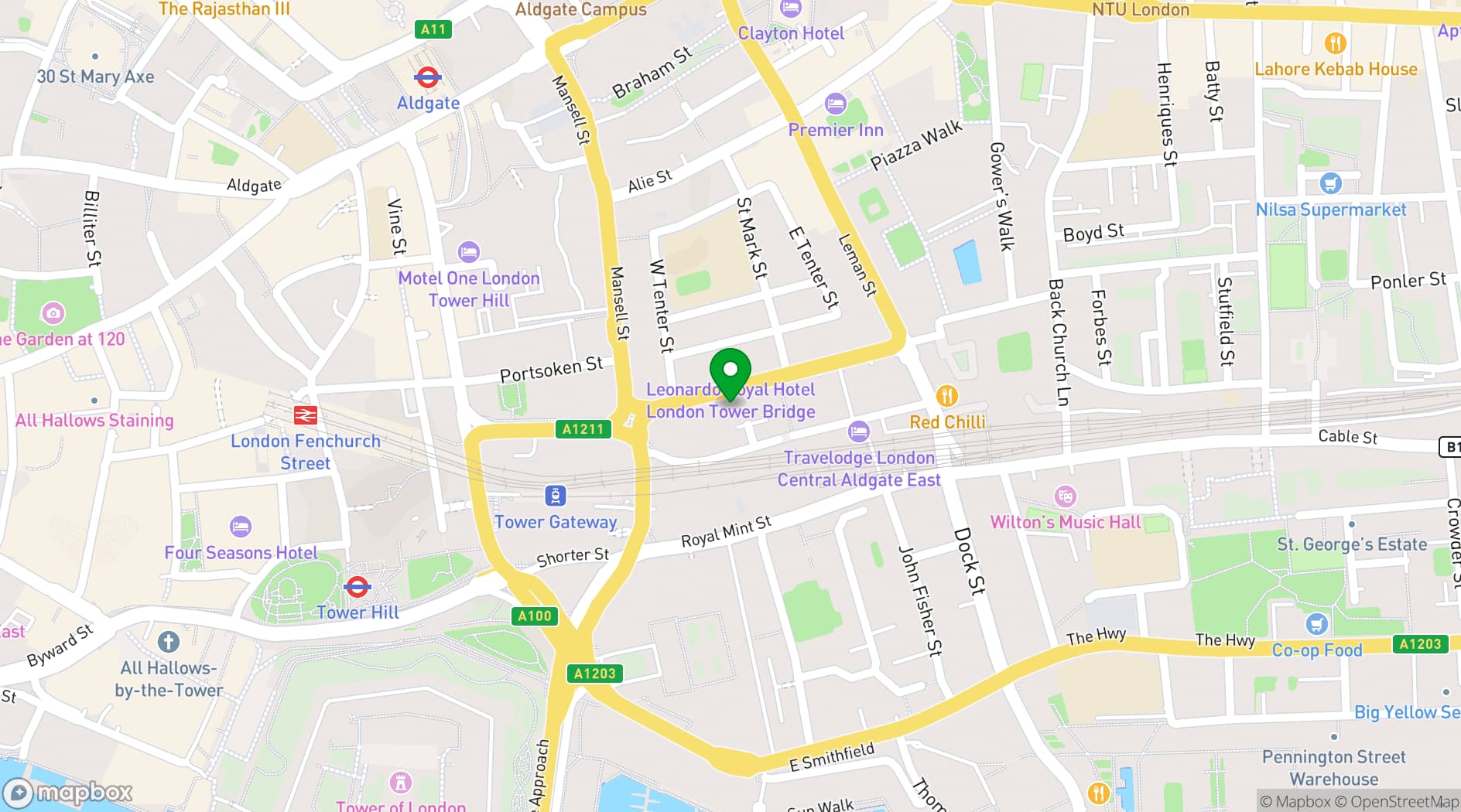 Map showing Vout-O-Reenee's
