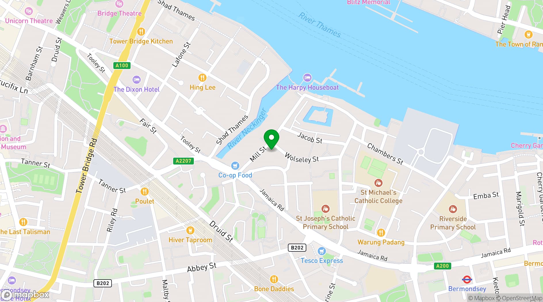 Map showing The Lantern by Tonik