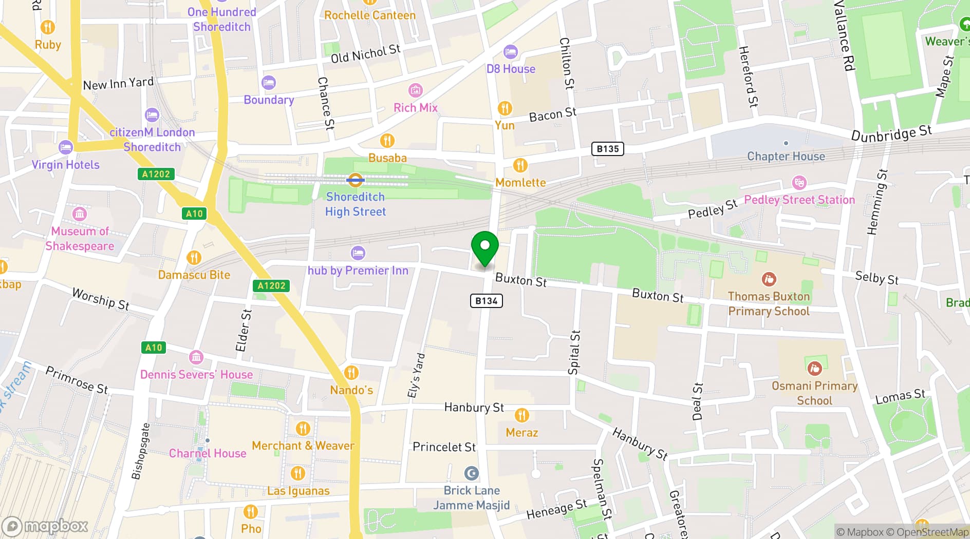 Map showing Canto Corvino