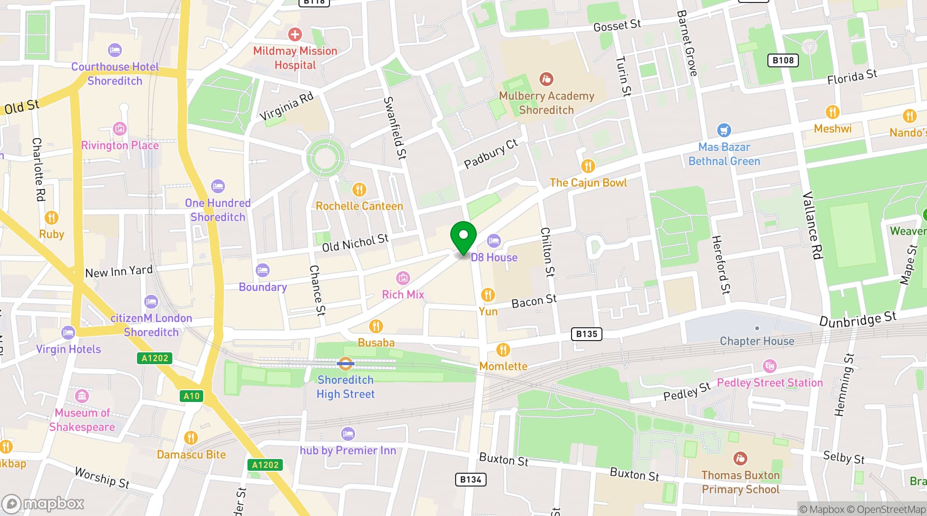 Map showing The Common Press