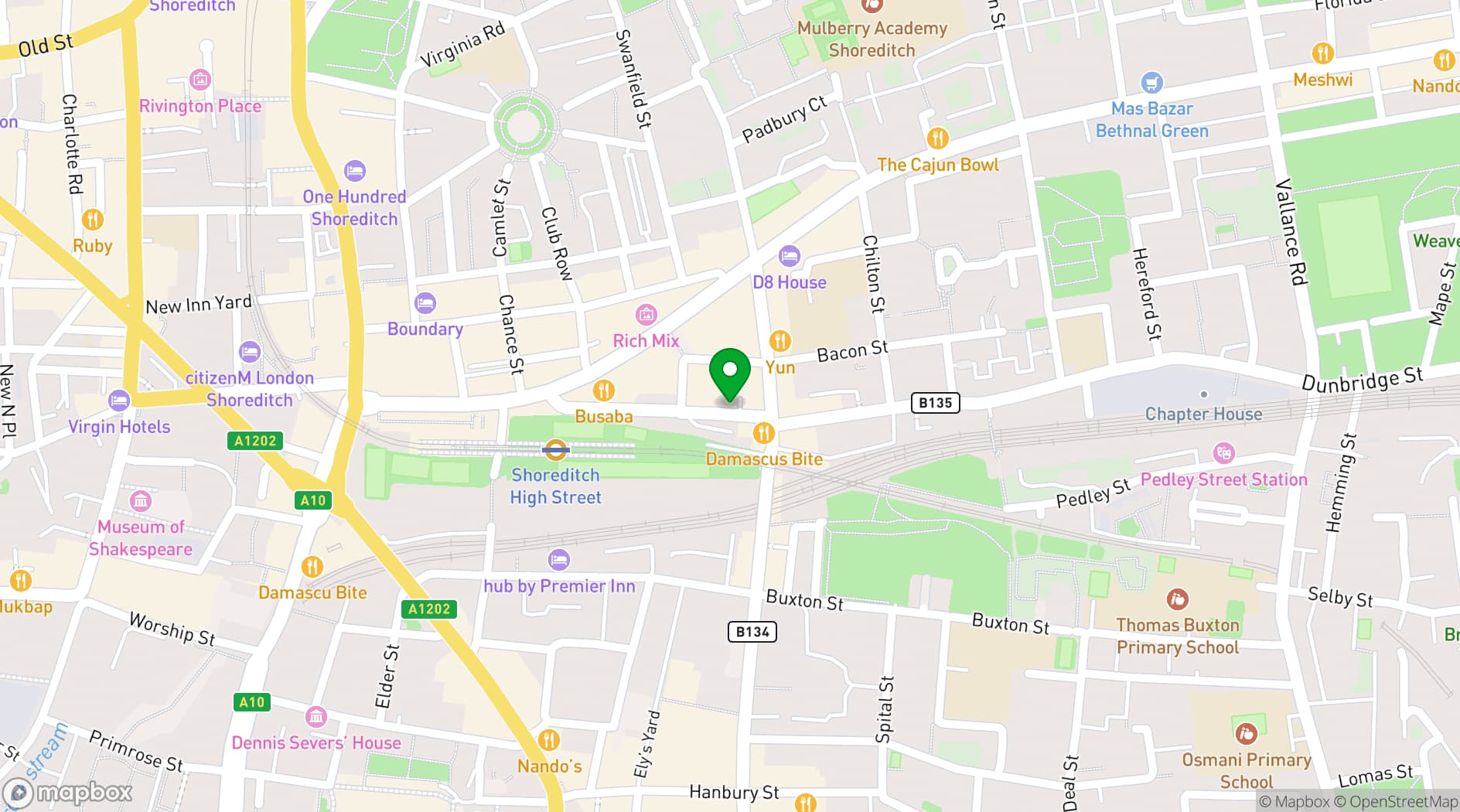 Map showing Close-Up Film Centre