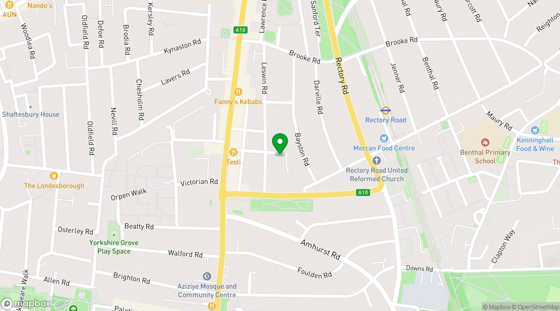 Map showing Interlude